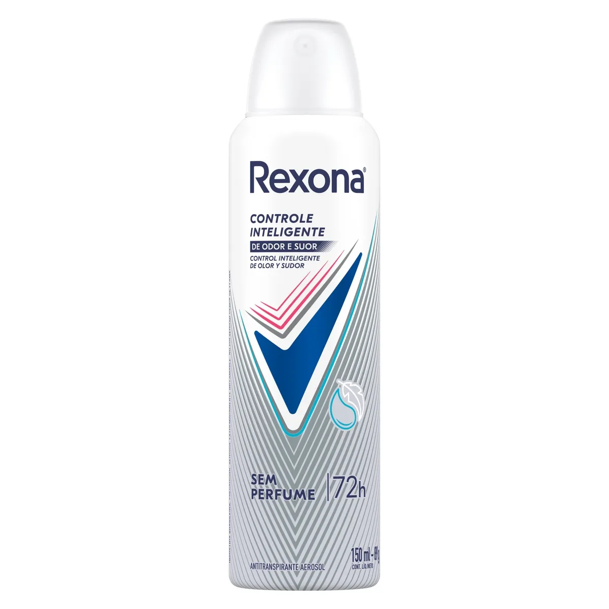 Desodorante Antitranspirante Rexona Sem Perfume 72h Aerossol 150ml — foto 2