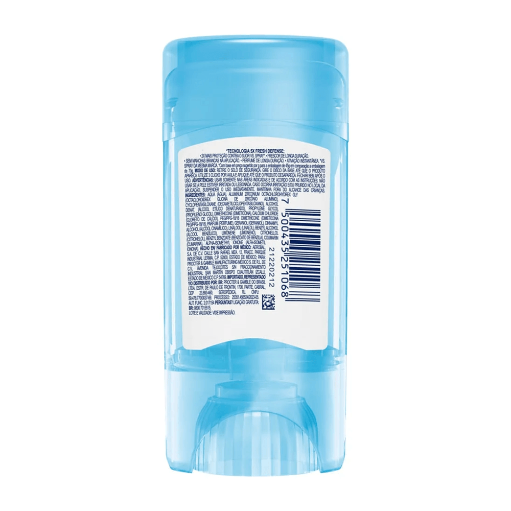 Desodorante Antitranspirante Secret Gel Invisivel Powder Protect Cotton 73g — foto 13