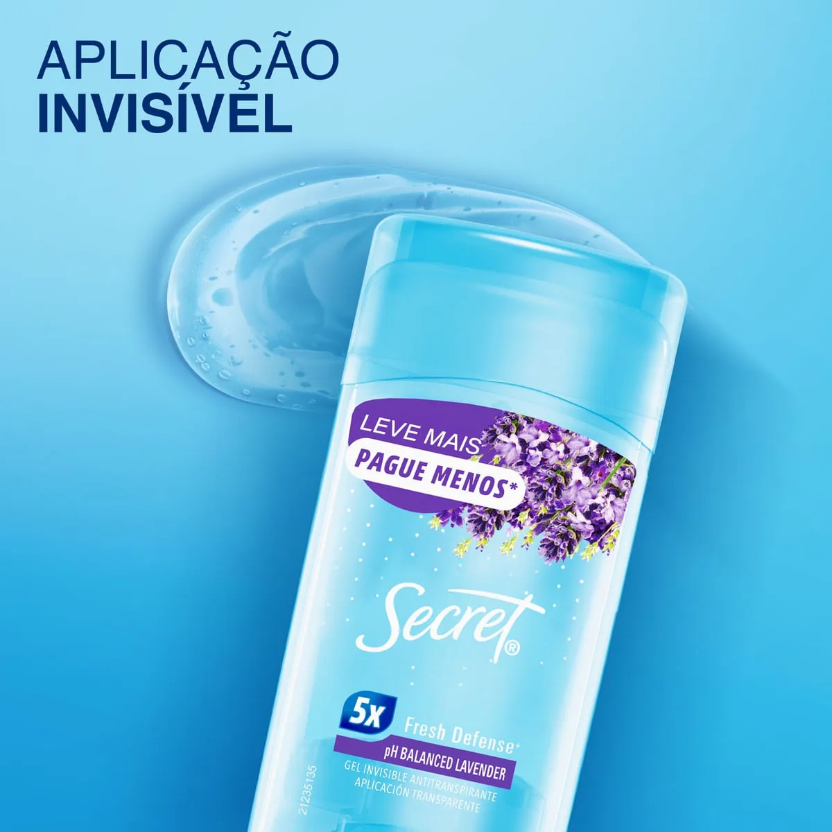 Desodorante Antitranspirante Secret Gel Lavender 73g — foto 2