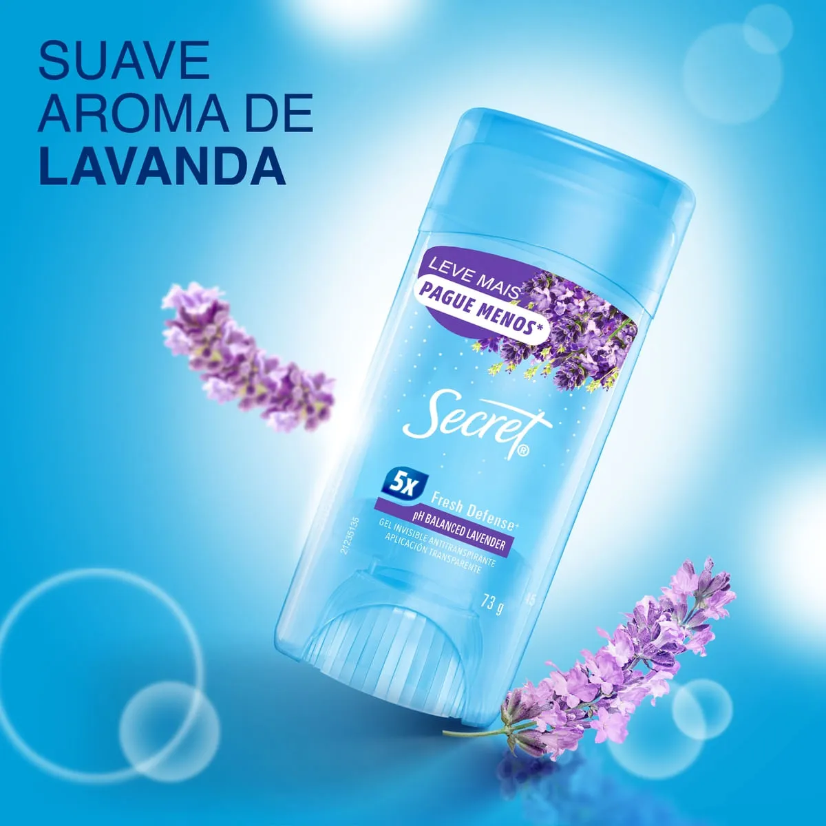 Desodorante Antitranspirante Secret Gel Lavender 73g — foto 9