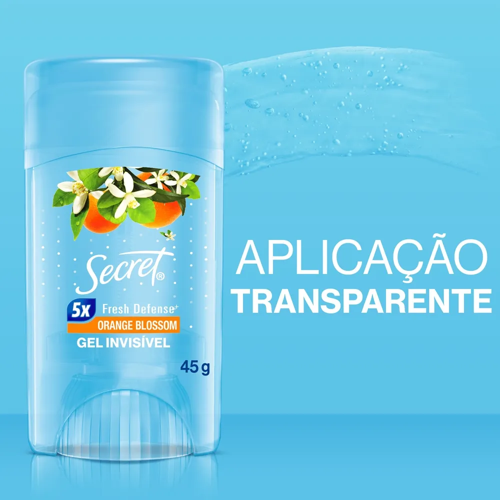 Desodorante Antitranspirante Secret Orange Blossom 48h Gel Stick 45g — foto 2