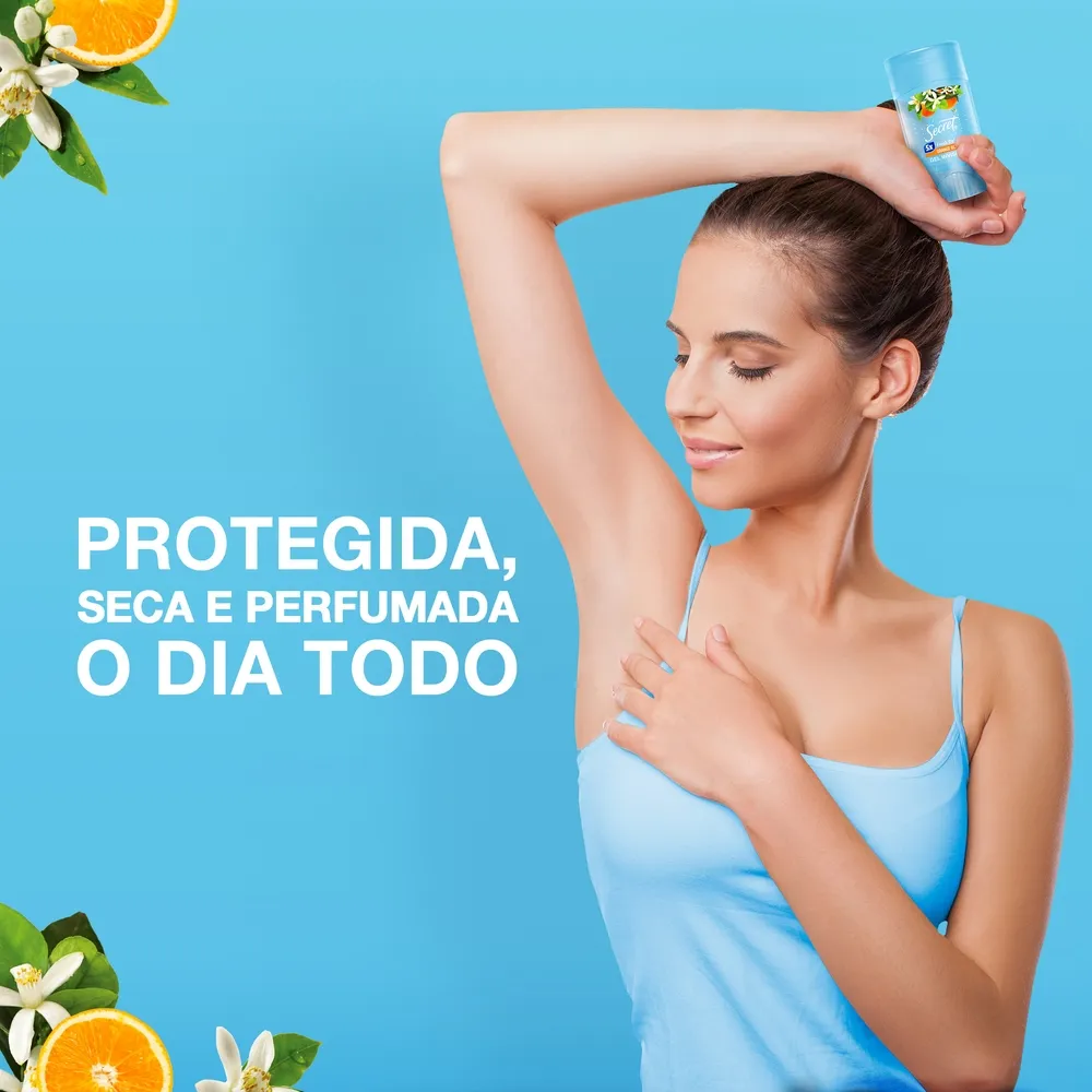 Desodorante Antitranspirante Secret Orange Blossom 48h Gel Stick 45g — foto 5