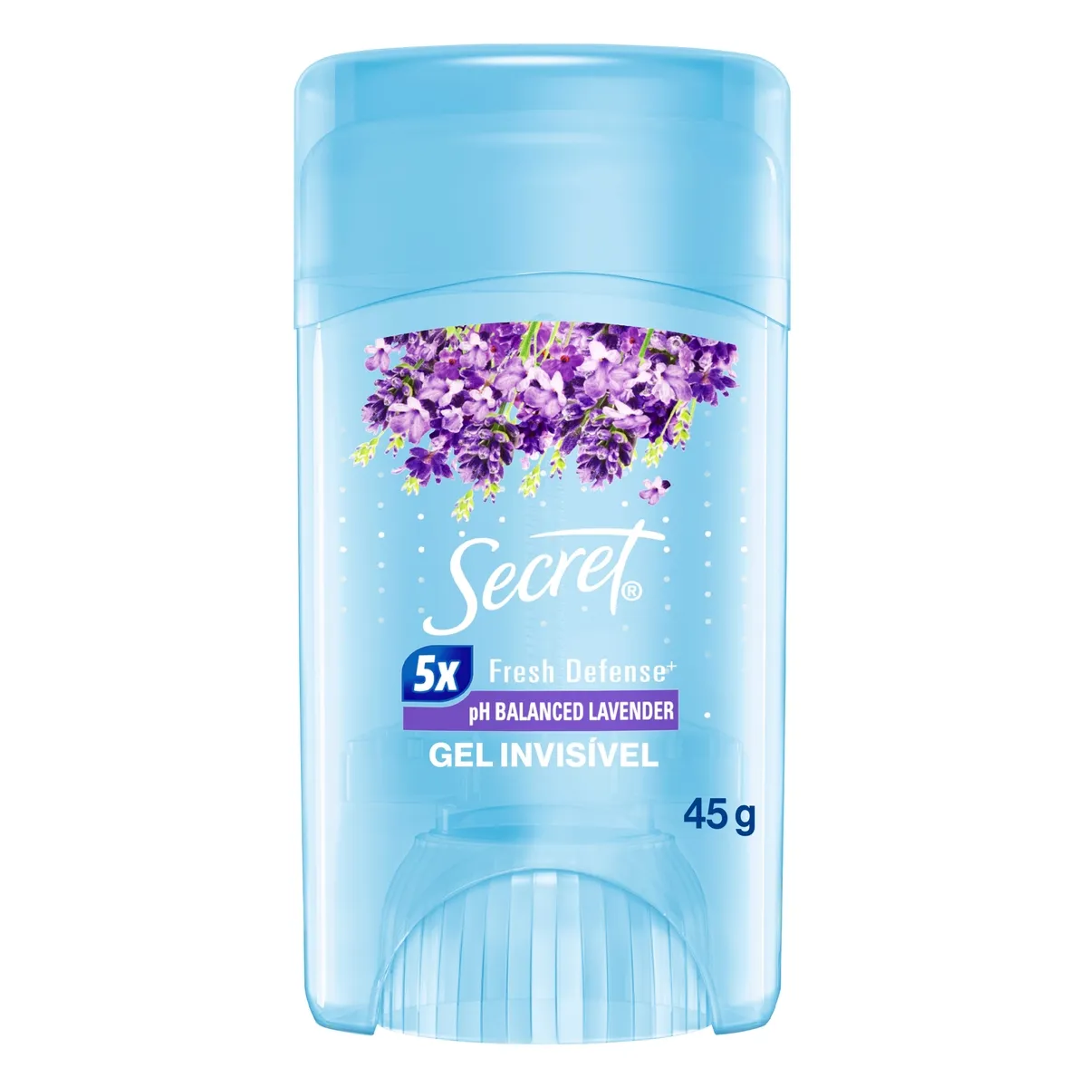 Desodorante Antitranspirante Secret pH Balanceado Lavanda Gel Stick 45g