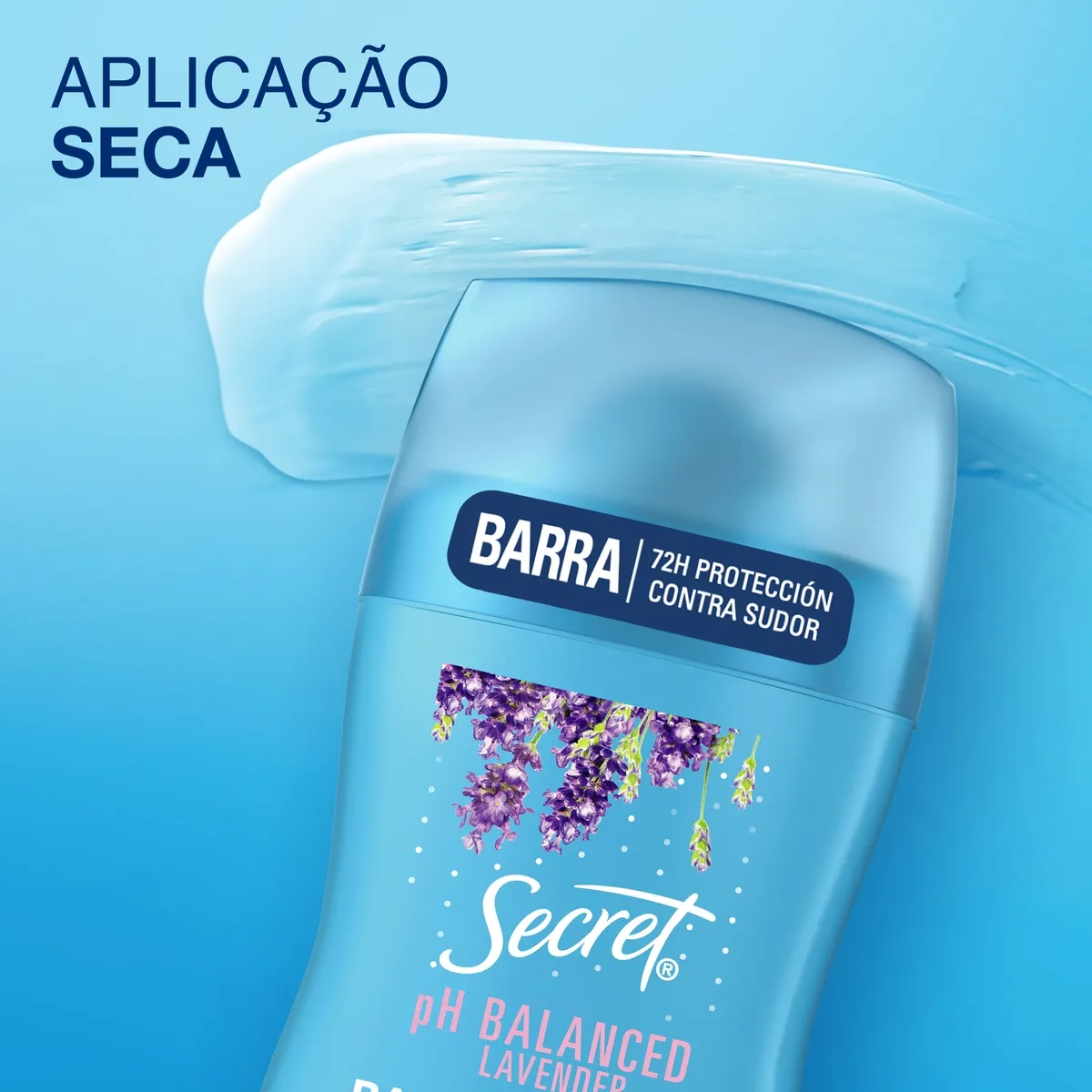 Desodorante Antitranspirante Secret pH Balanceado Lavanda Stick 45g — foto 2
