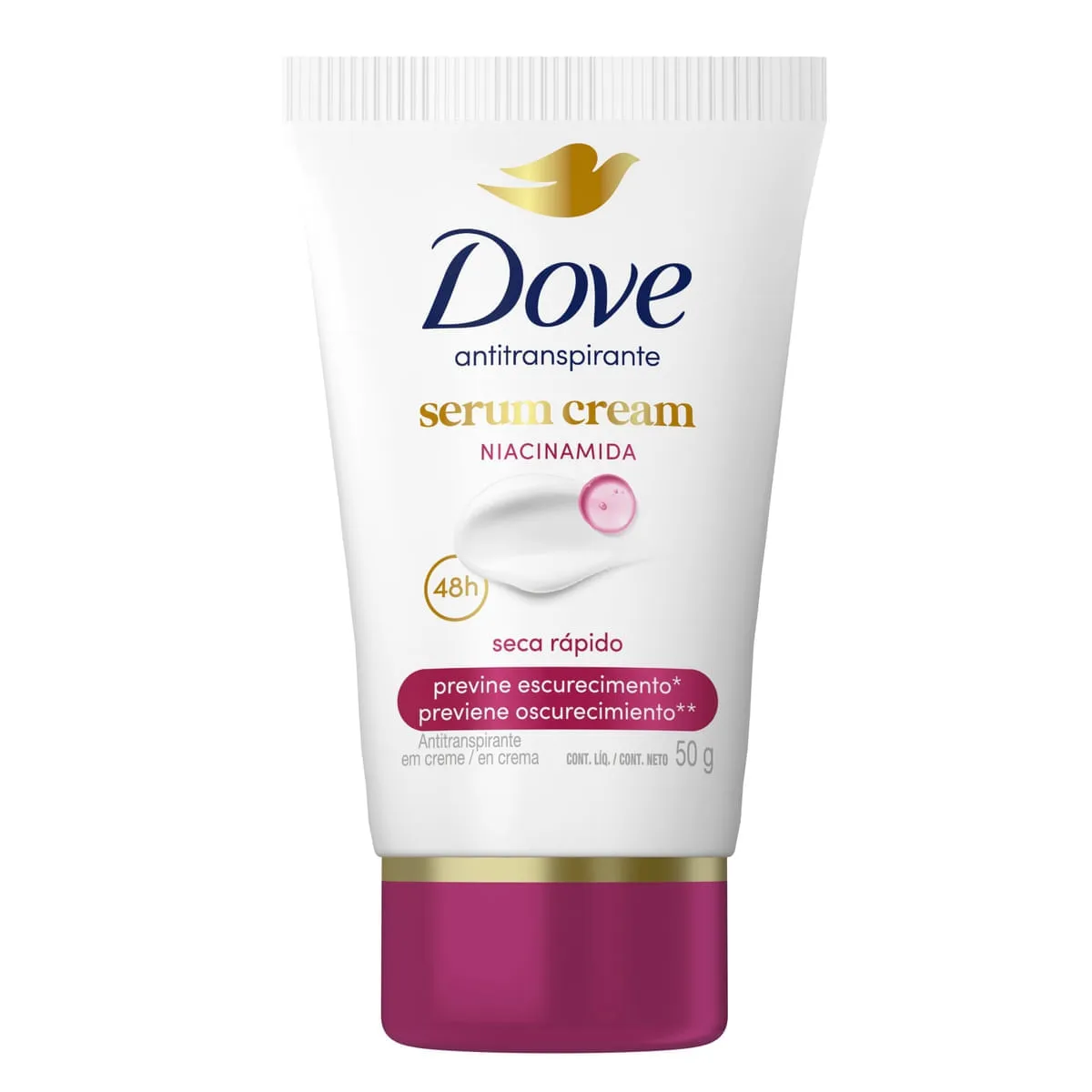 Desodorante Dove Creme Sérum Previne Escurecimento 50g — foto 2