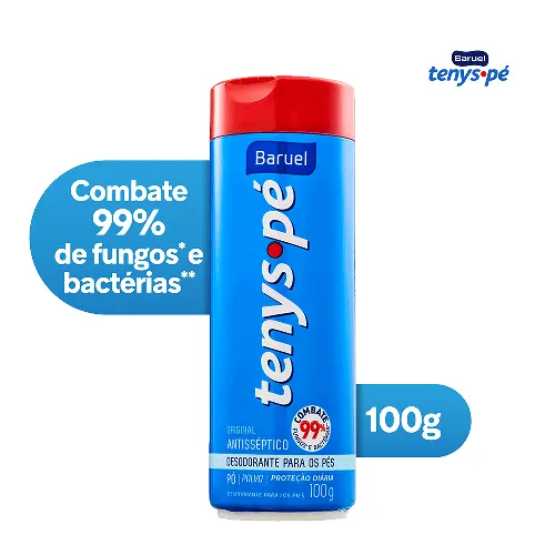 Desodorante para os Pés Tenys Pé Original Antisséptico Pó 100g