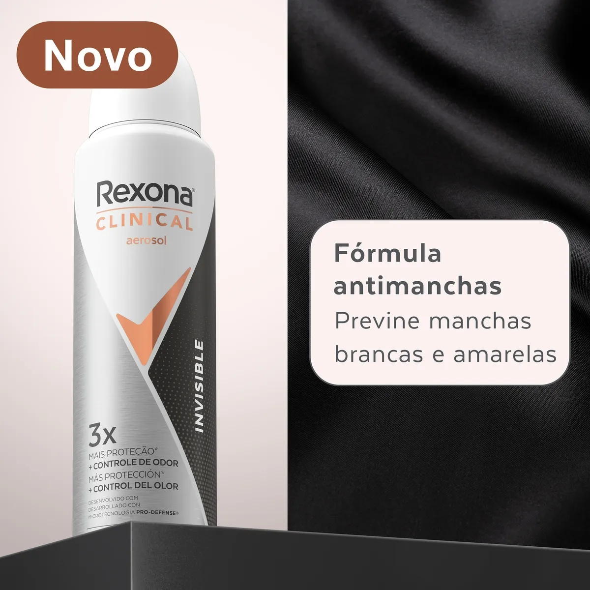 Desodorante Rexona Clinical Invisible Aerosol 150ml — foto 5
