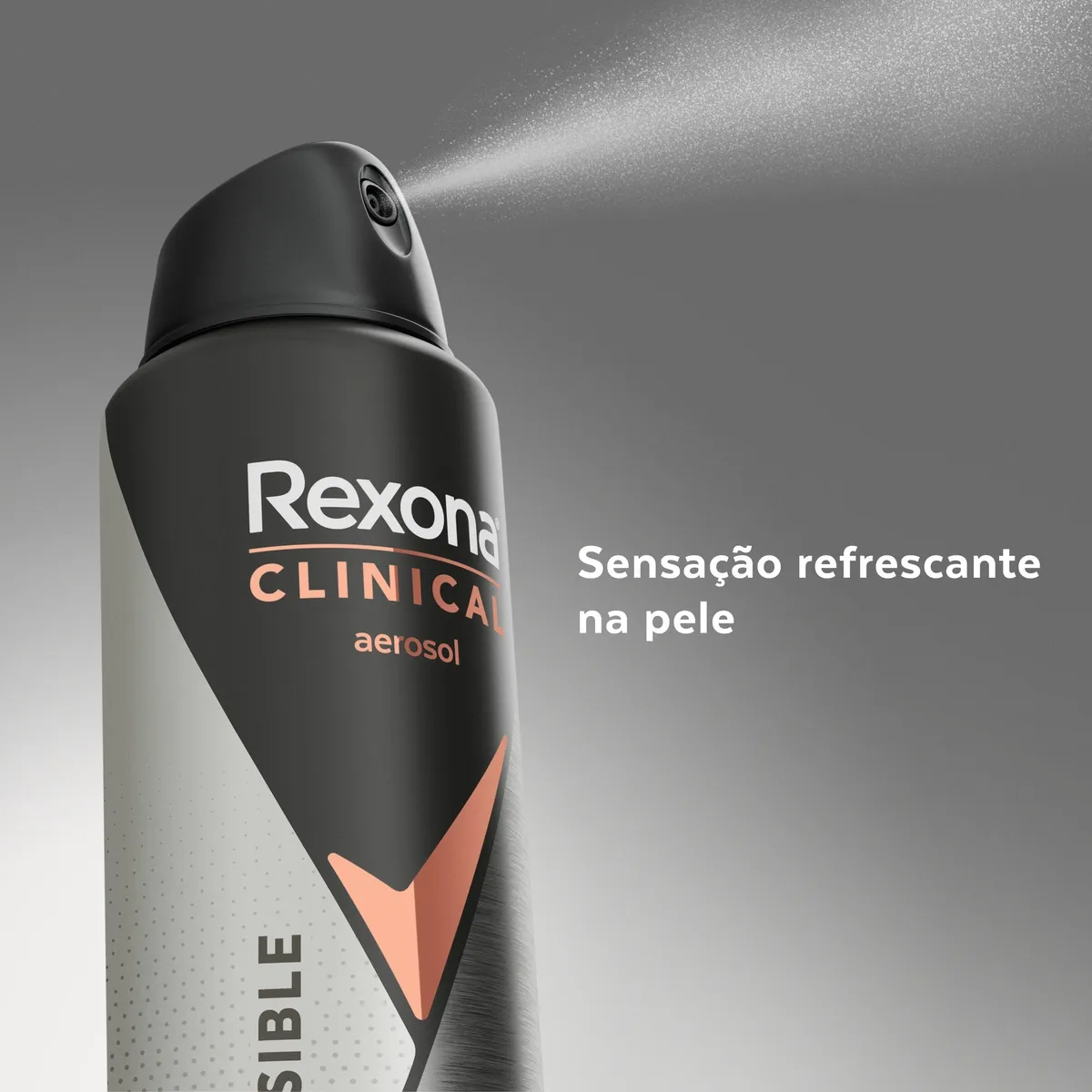 Desodorante Rexona Clinical Invisible Men Aerosol 150ml — foto 6