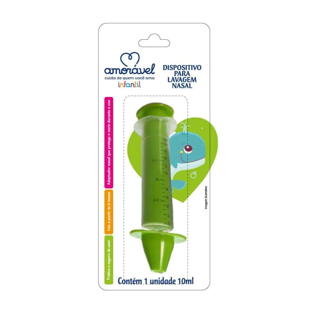 Dispositivo Lavagem Nasal Amorável Verde 10ml