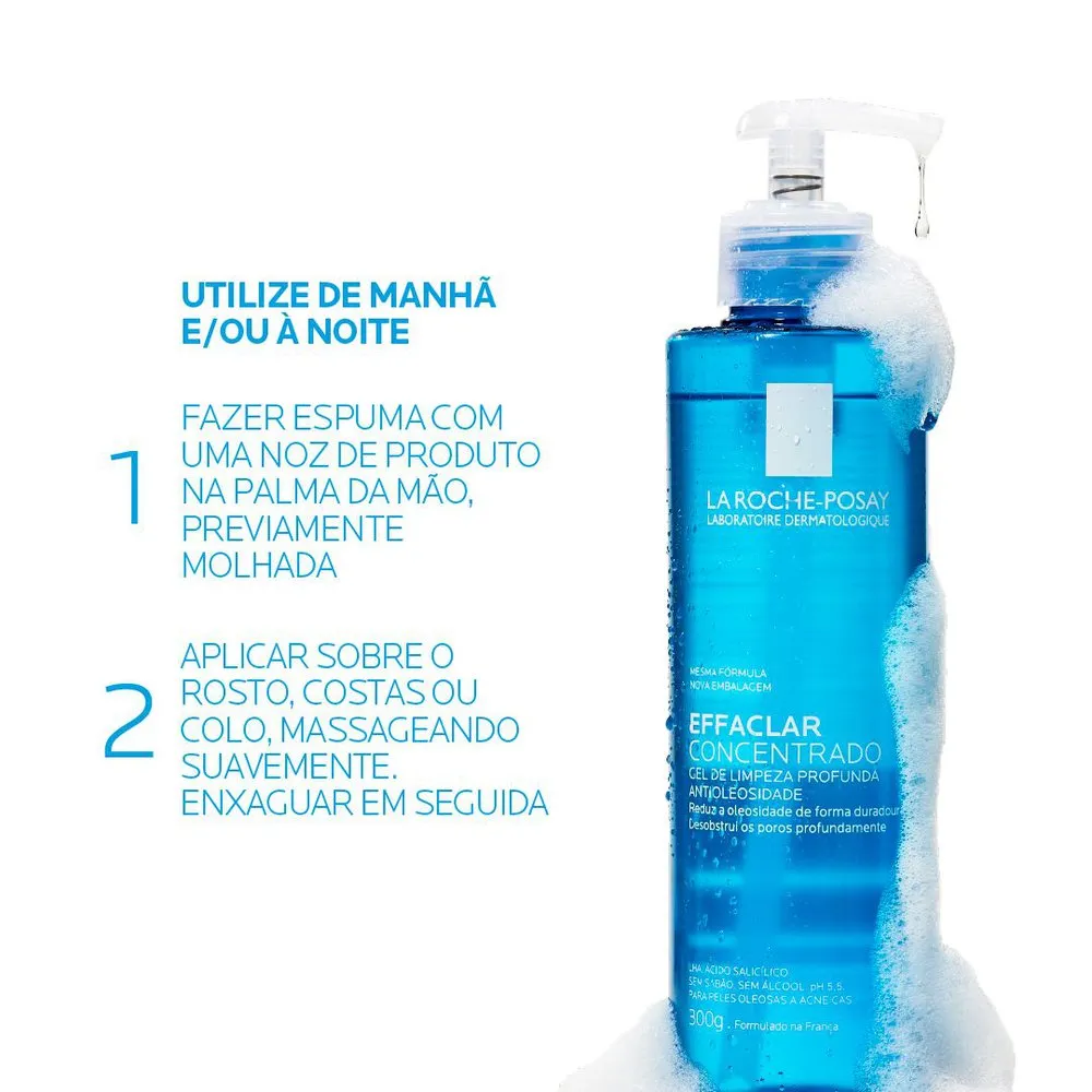 Effaclar Concentrado Gel de Limpeza Facial La Roche-Posay 300g — foto 8