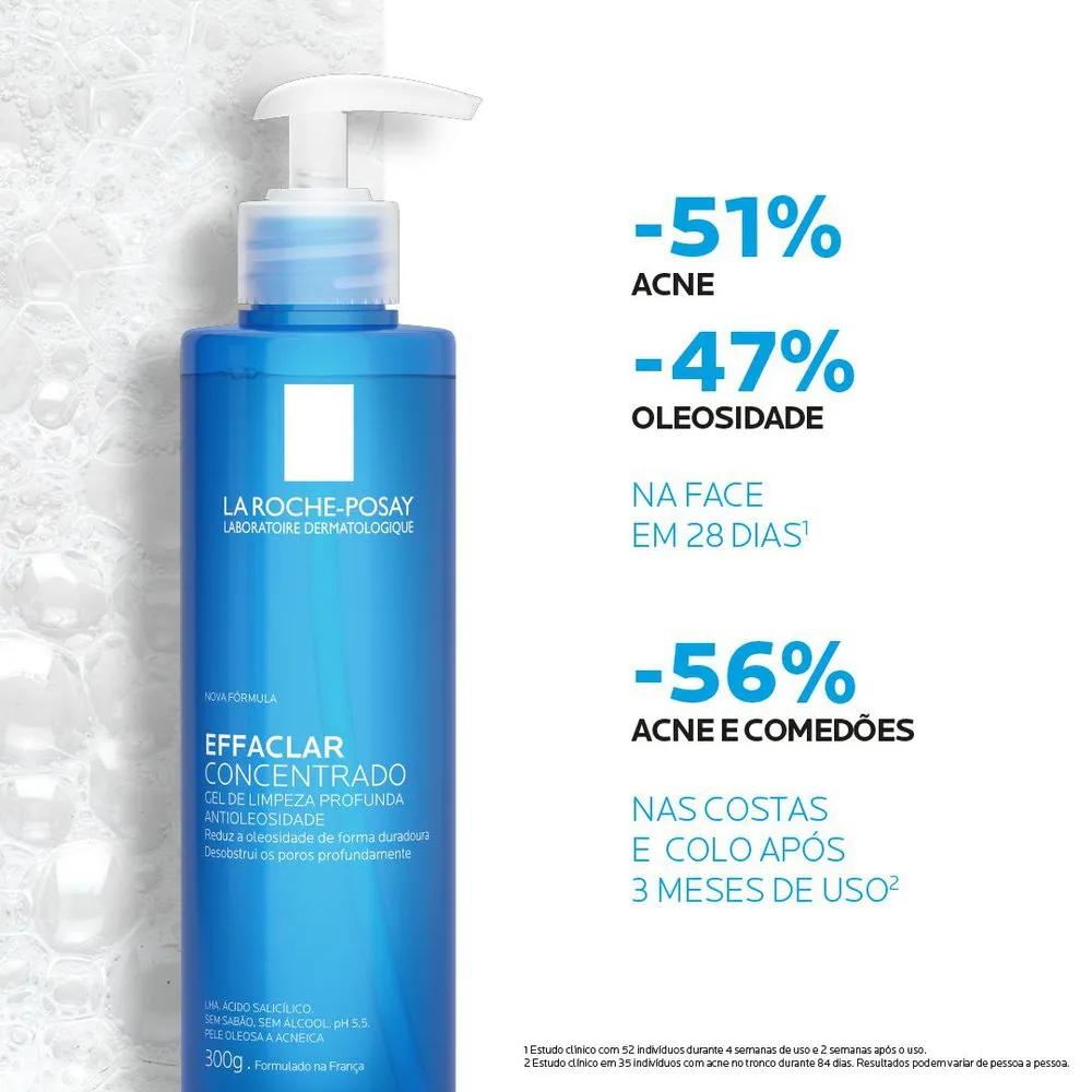 Effaclar Concentrado Gel de Limpeza Facial La Roche-Posay 300g — foto 3