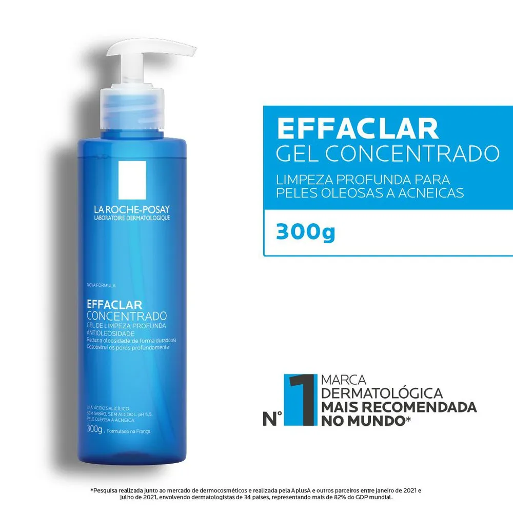 Effaclar Concentrado Gel de Limpeza Facial La Roche-Posay 300g — foto 2
