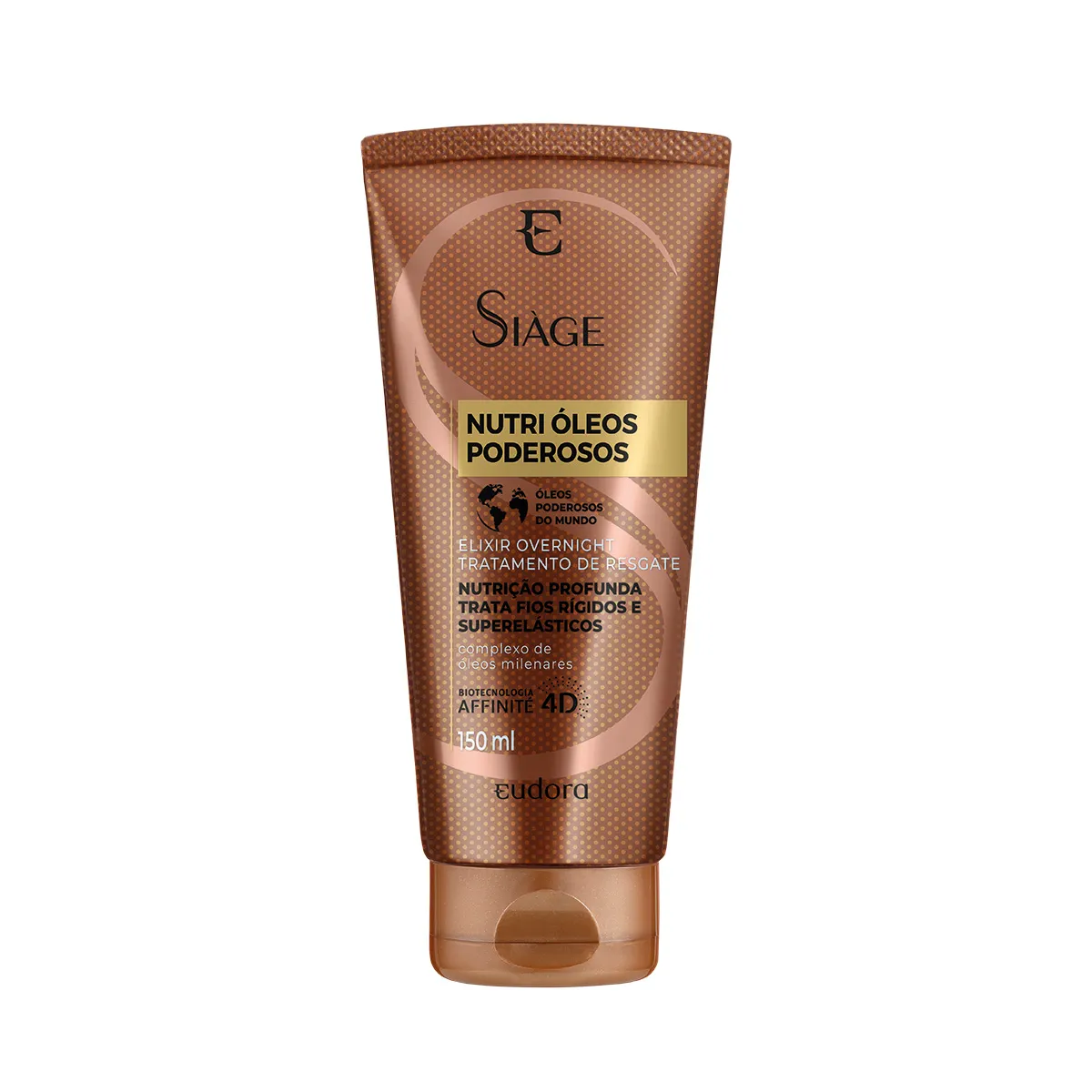 Elixir Capilar Eudora Siàge Nutri Óleos Poderosos Overnight 150ml
