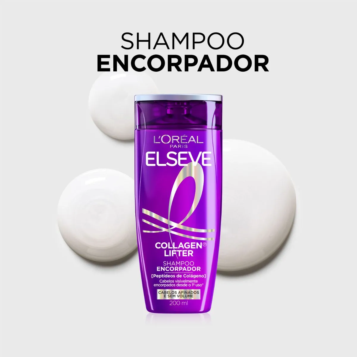 Elseve Collagen Lifter Shampoo Encorpador 200ml — foto 2