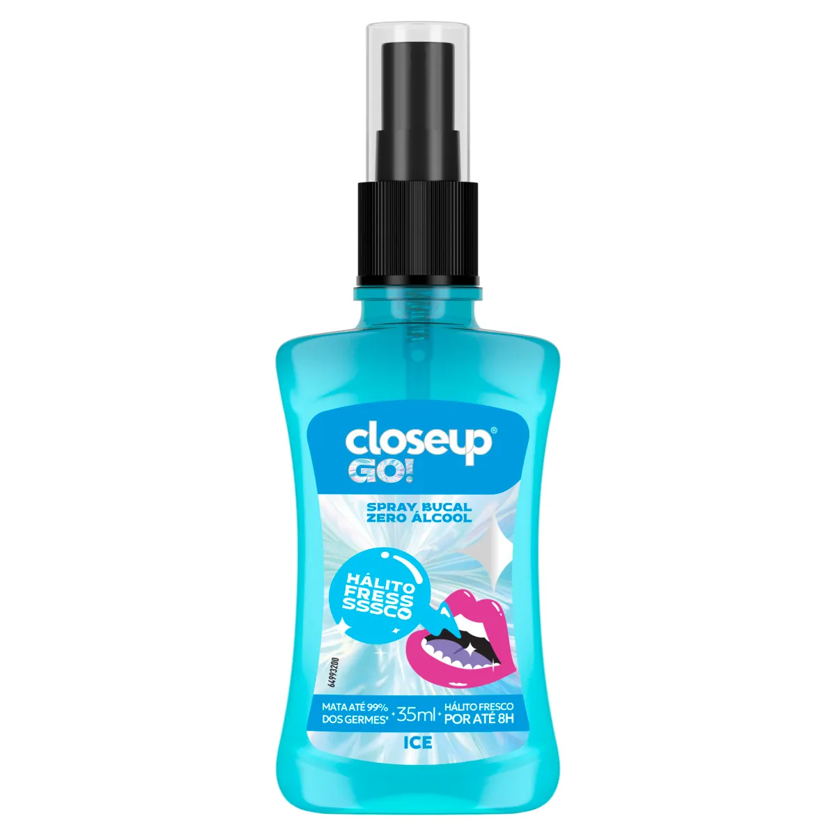 Enxaguante Bucal Closeup Zero Álcool Ice Go! Spray 35ml