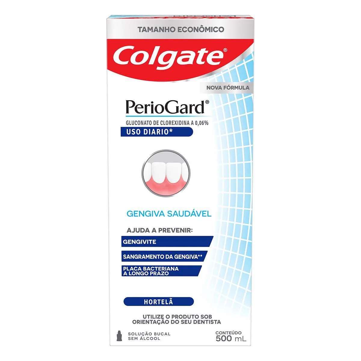 Enxaguante Bucal Colgate PerioGard Uso Diário Sem Álcool 500ml — foto 3