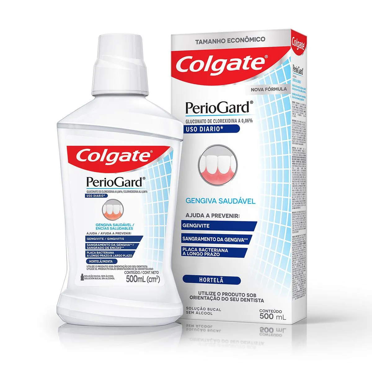Enxaguante Bucal Colgate PerioGard Uso Diário Sem Álcool 500ml — foto 2