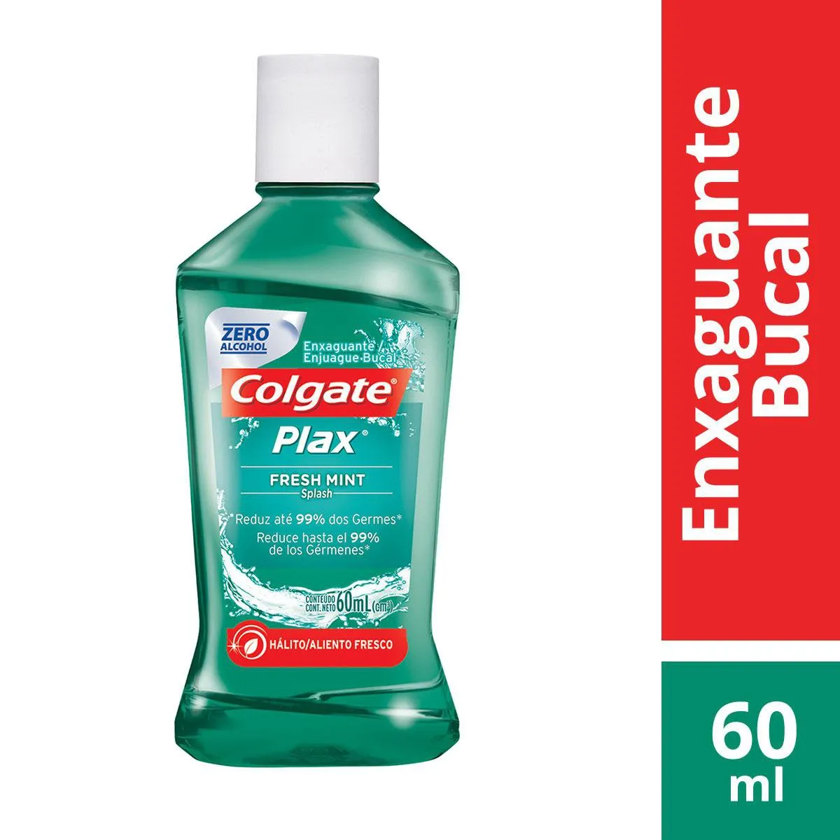 Enxaguante Bucal Colgate Plax Fresh Mint 60ml — foto 6