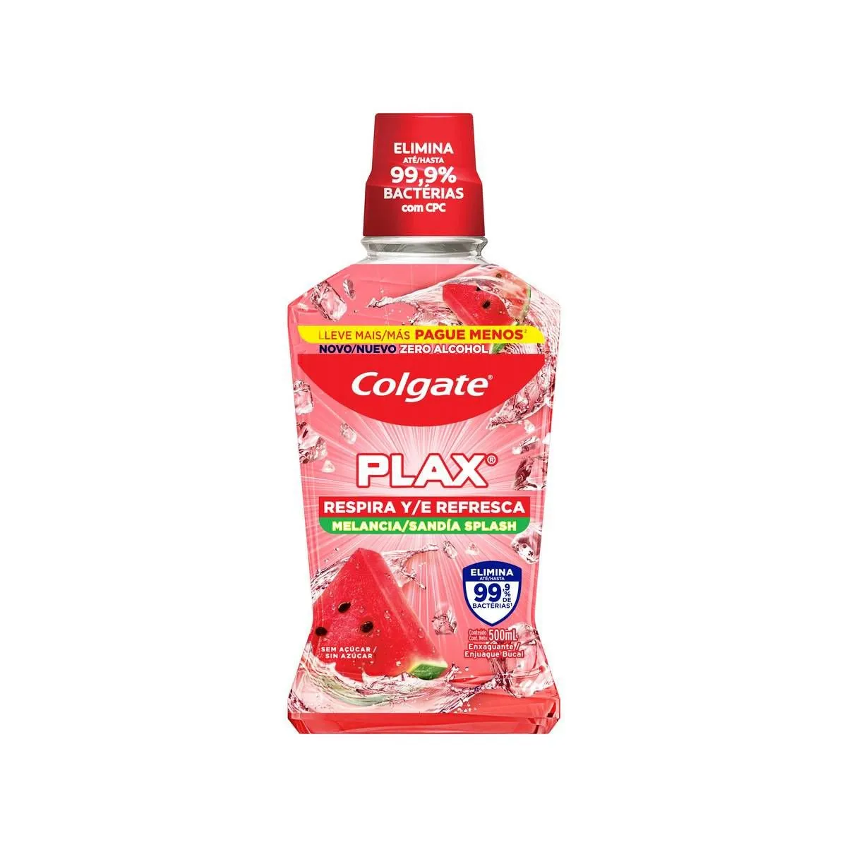 Enxaguante Bucal Colgate Plax Melancia 500ml Leve Mais Pague Menos