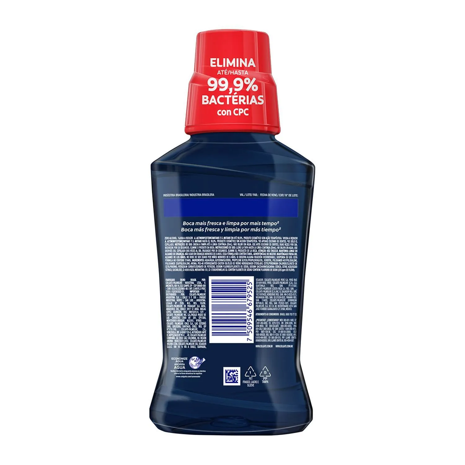 Enxaguante Bucal Colgate Plax Odor Control Zero Álcool 250ml — foto 3