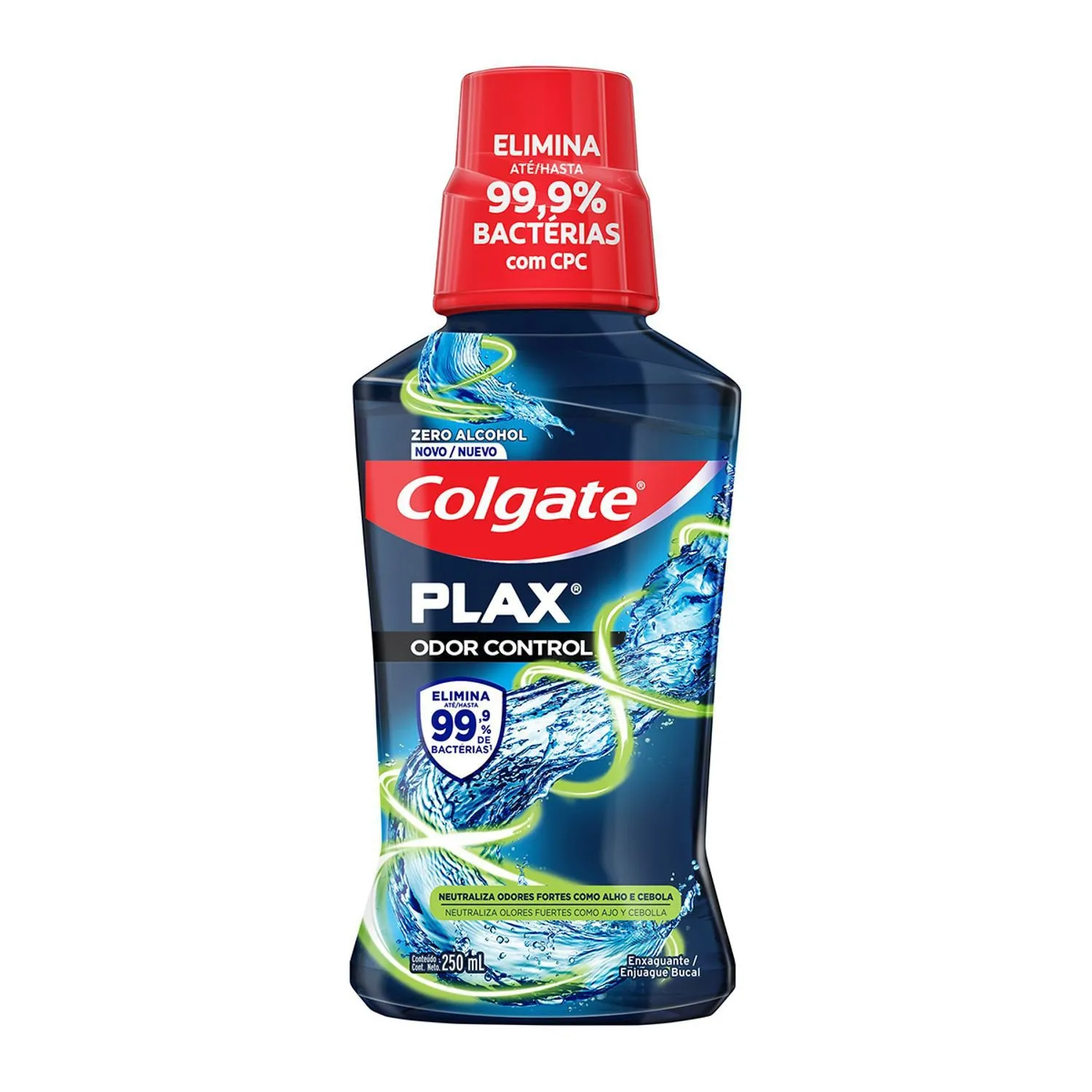 Enxaguante Bucal Colgate Plax Odor Control Zero Álcool 250ml