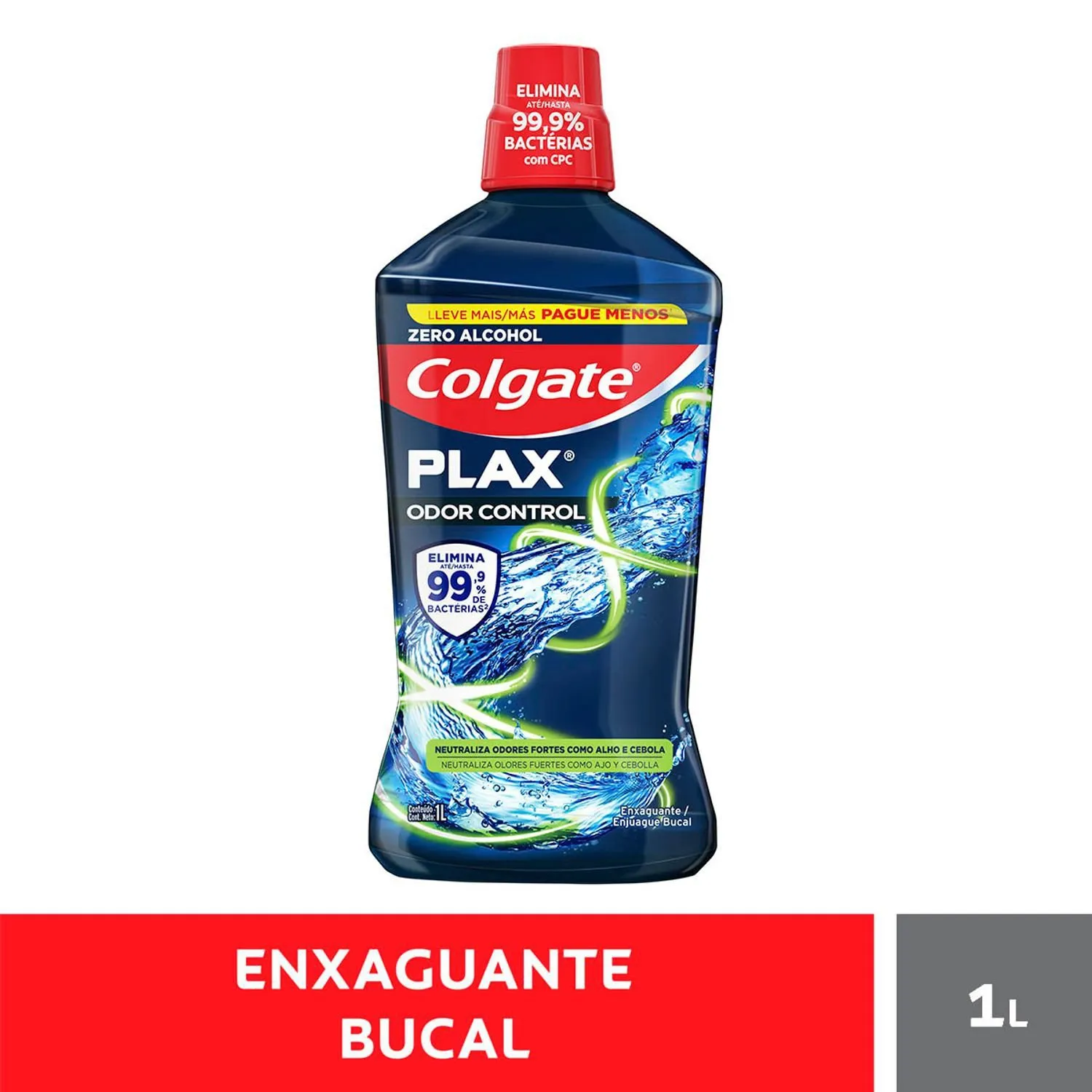 Enxaguante Bucal Colgate Plax Zero Álcool Sabor Fresh Mint 750ml — foto 11