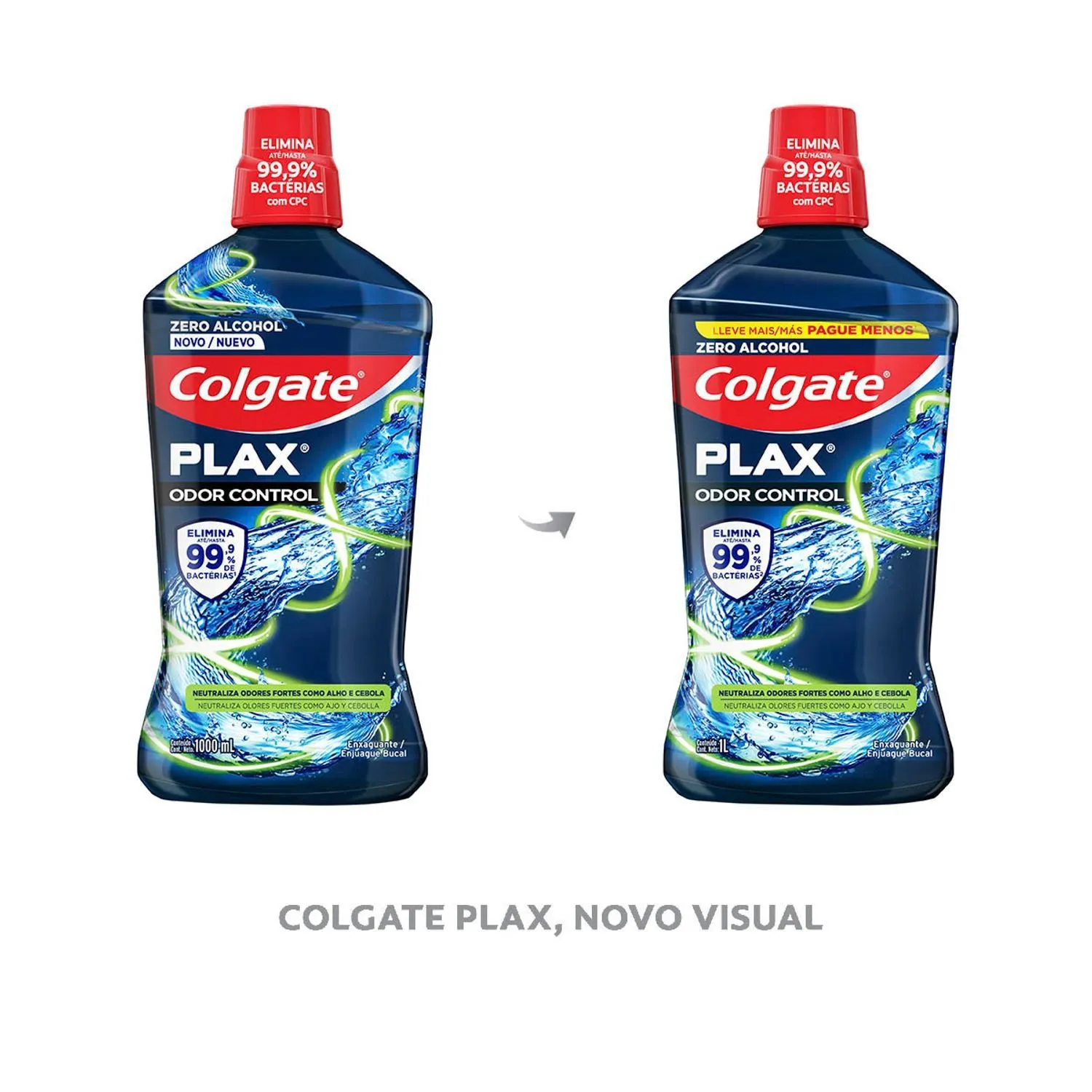 Enxaguante Bucal Colgate Plax Zero Álcool Sabor Fresh Mint 750ml — foto 8