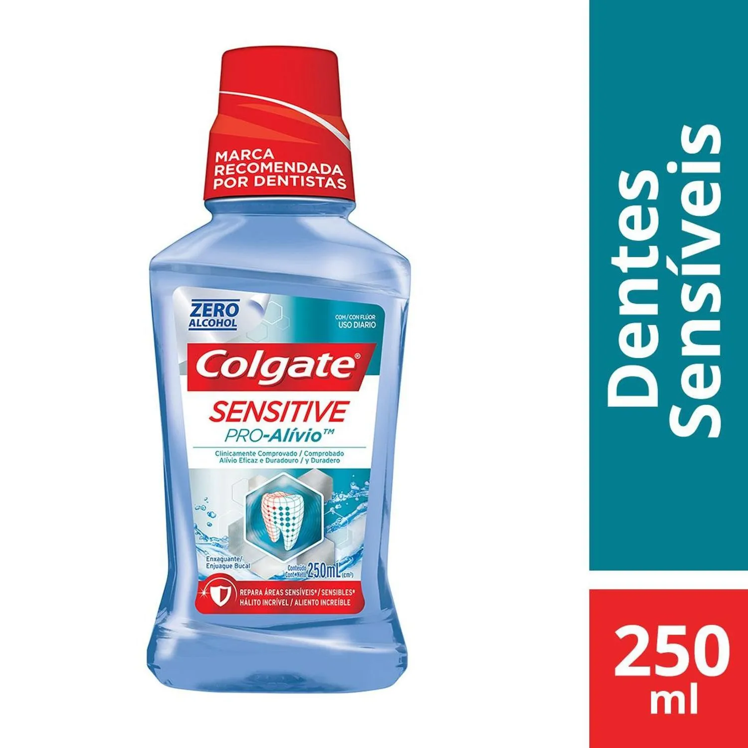 Enxaguante Bucal Colgate Sensitive Pro Alívio Zero Álcool 250ml