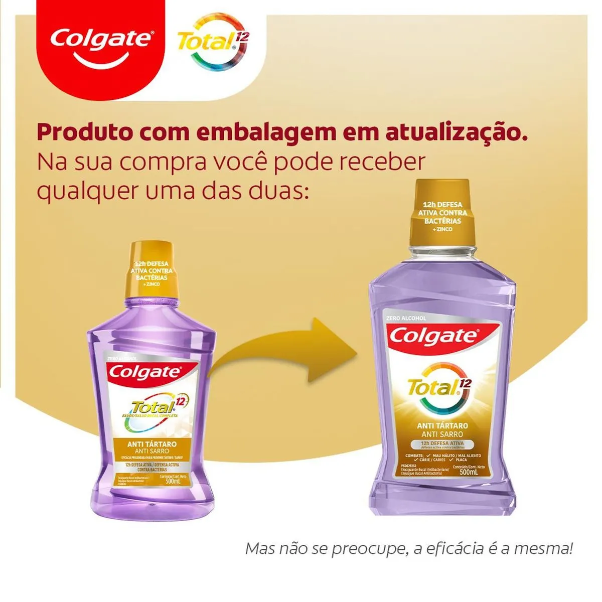 Enxaguante Bucal Colgate Total Anti Tártaro 500ml — foto 15