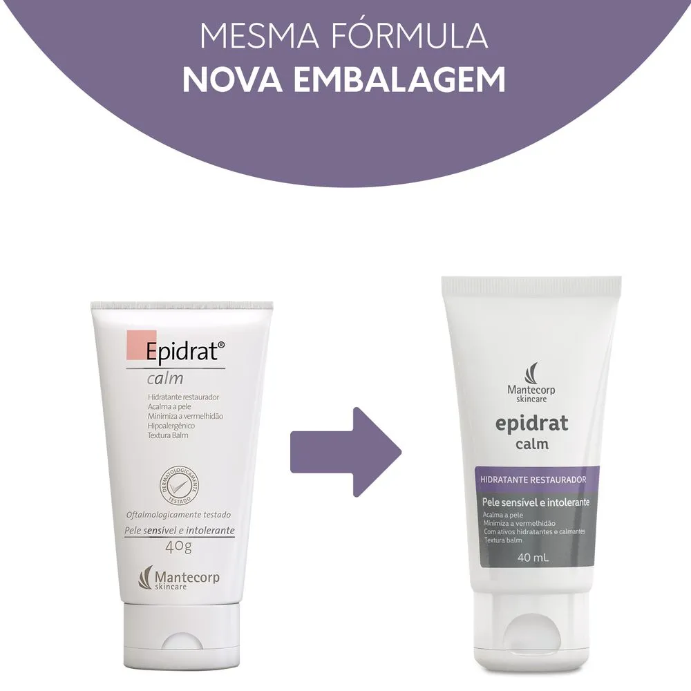 Epidrat Calm Hidratante Facial Pele Sensível 40g — foto 3