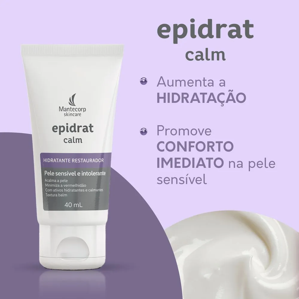 Epidrat Calm Hidratante Facial Pele Sensível 40g — foto 4