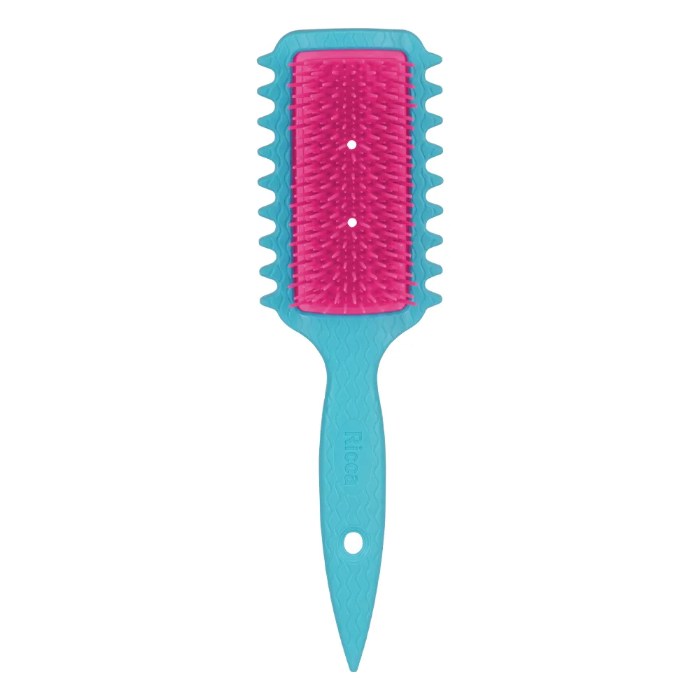 Escova De Cabelo Ricca Flex Fita Azul