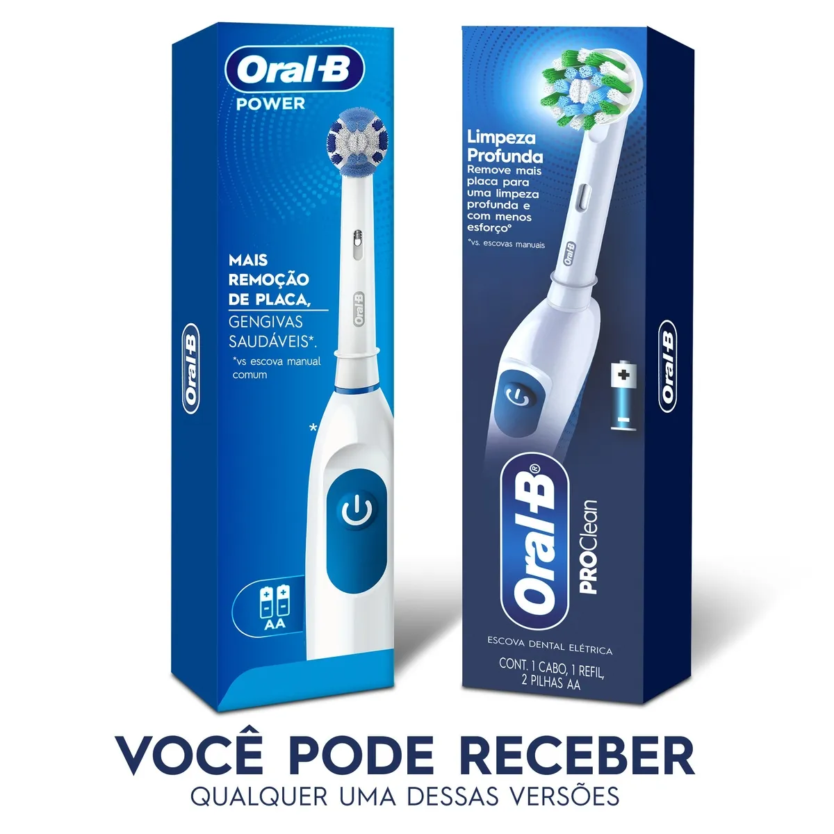 Escova Dental Elétrica Oral-B Pro Clean Pilha 1 Unidade — foto 2