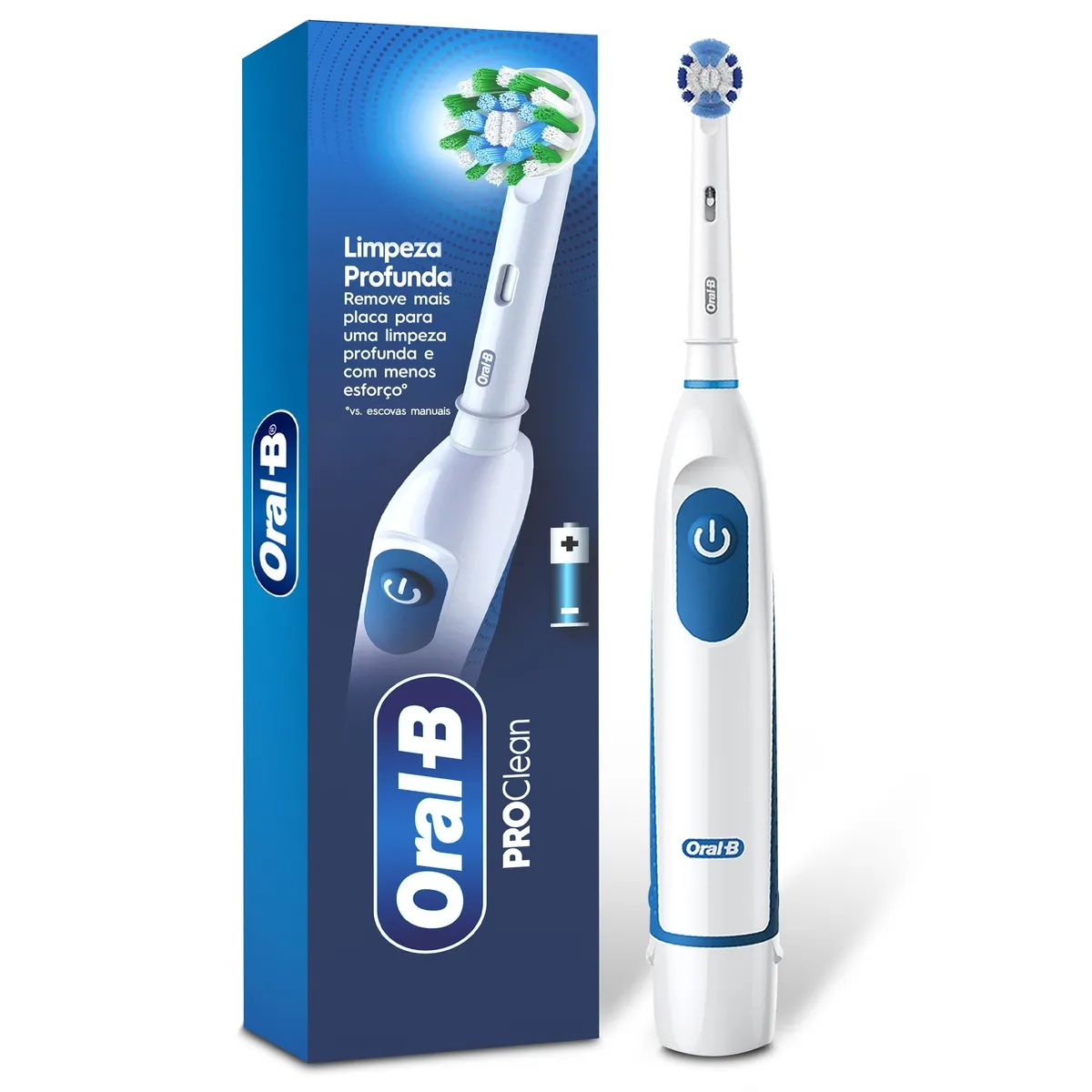 Escova Dental Elétrica Oral-B Pro Clean Pilha 1 Unidade