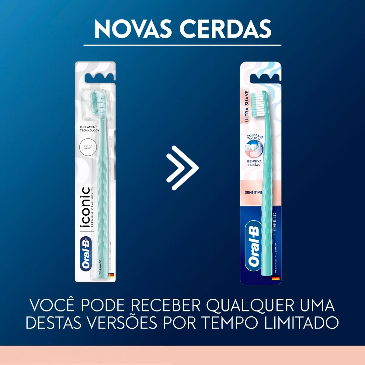 Escova Dental Oral-B Ultramacia Sensitive Iconic 1 Unidade — foto 6