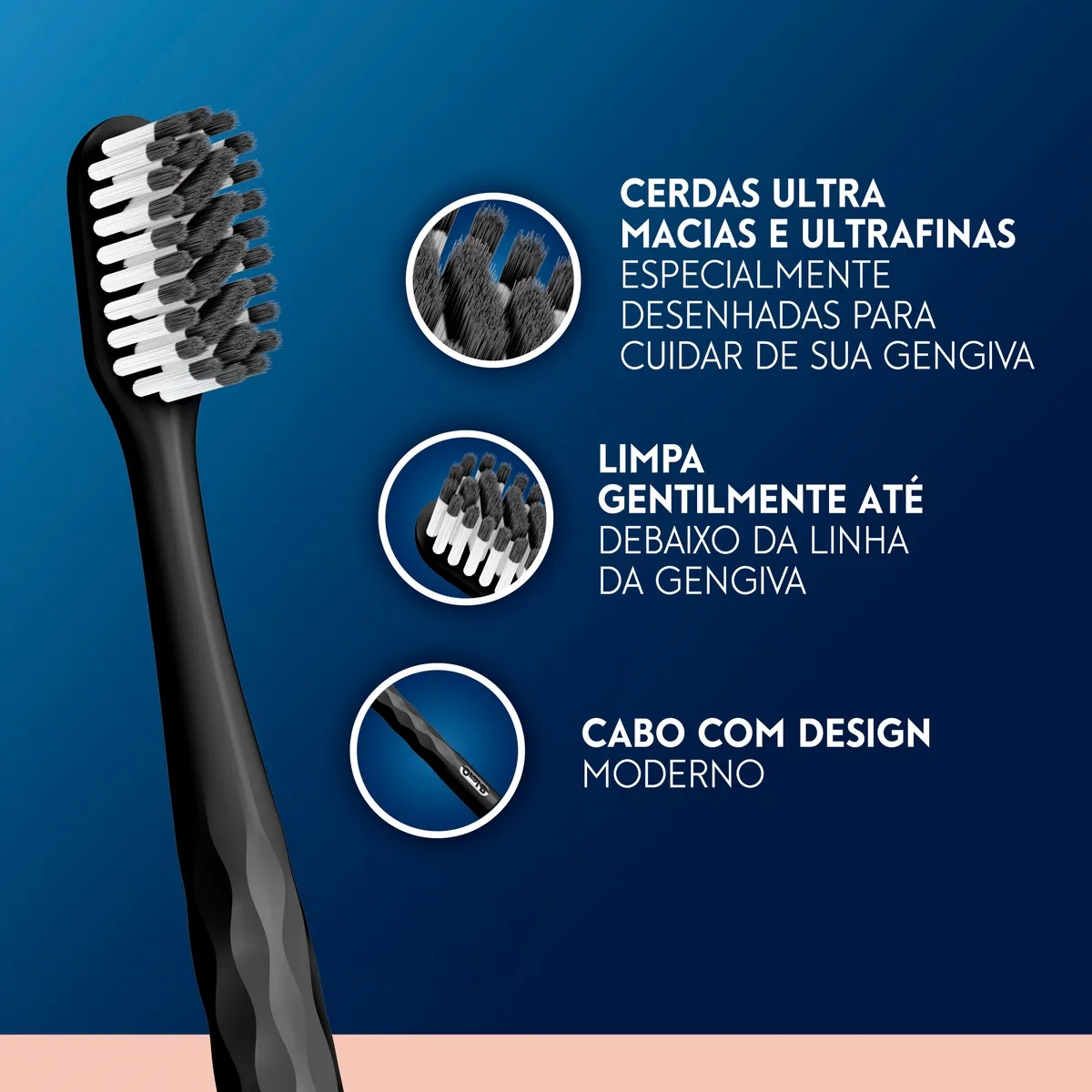Escova Dental Oral-B Ultramacia Sensitive Iconic 1 Unidade — foto 2