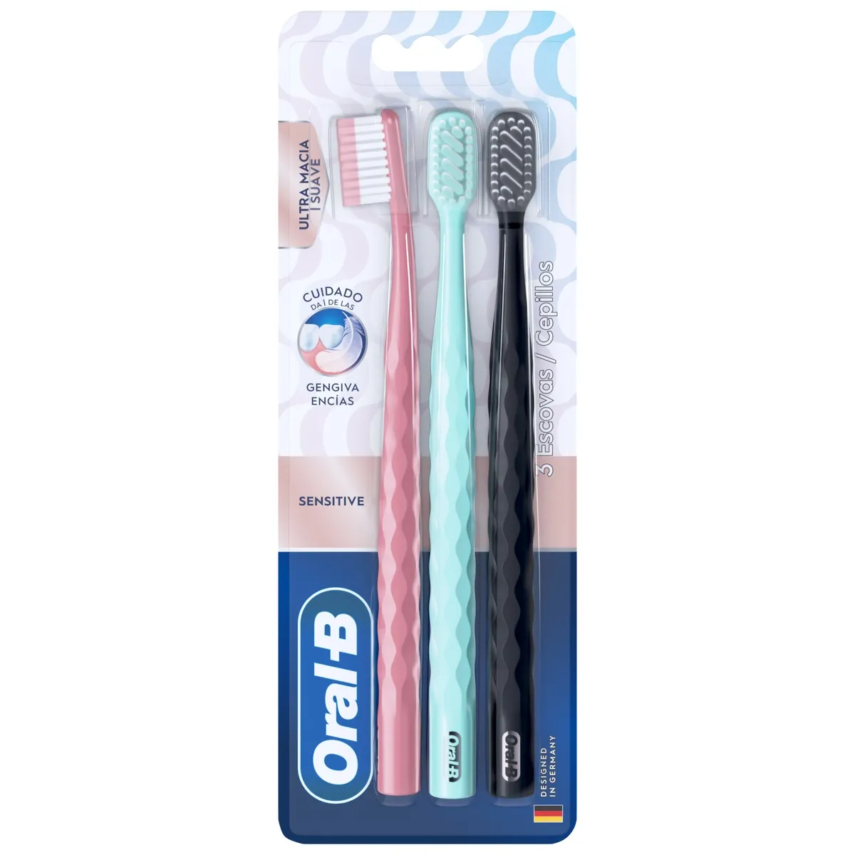 Escova Dental Oral-B Ultramacia Sensitive Iconic 3 Unidades — foto 8