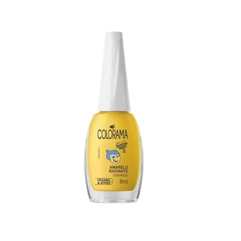 Esmalte Colorama Divertidamente 2 Amarelo Radiante Cremoso 8ml
