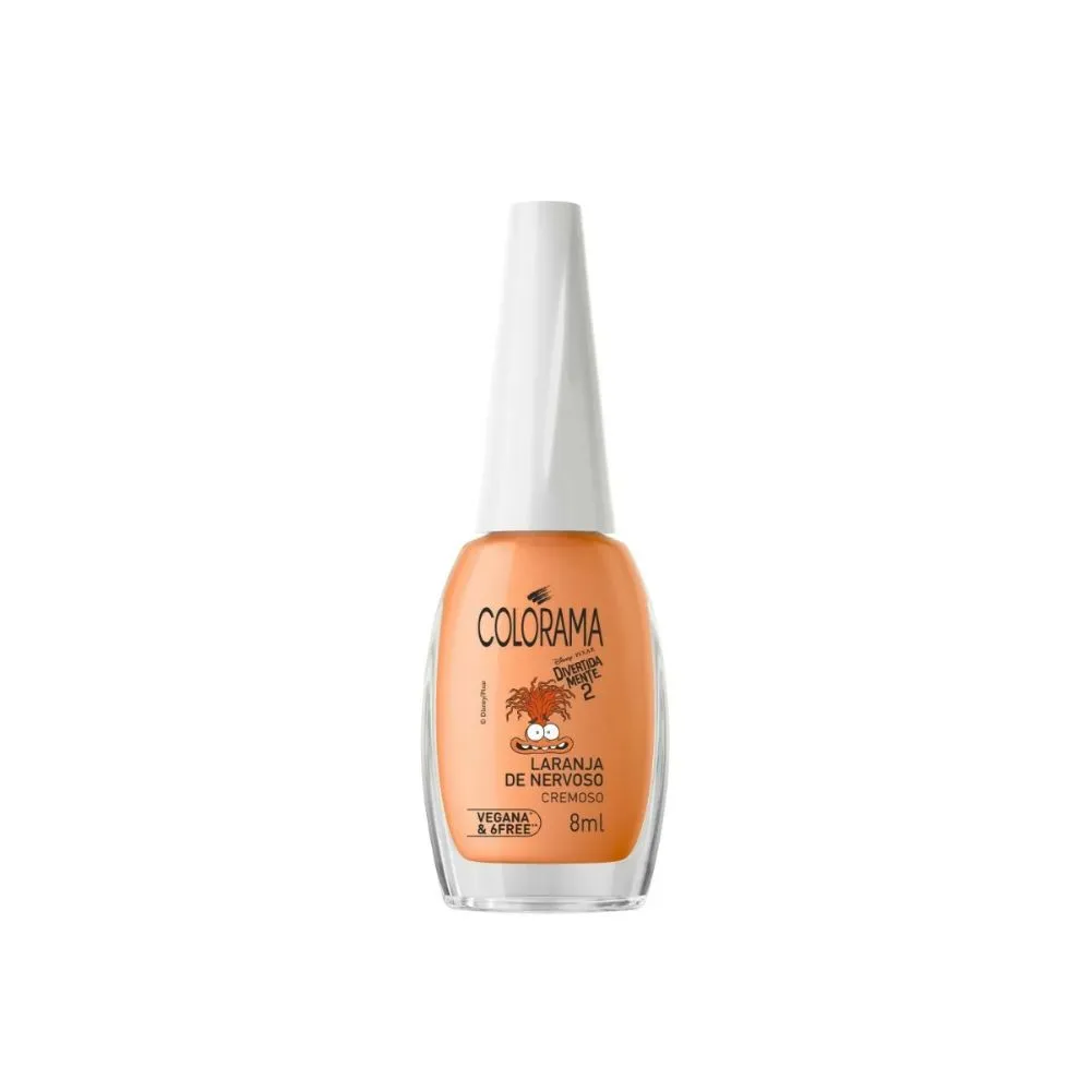 Esmalte Colorama Divertidamente 2 Laranja de Nervoso Cremoso 8ml