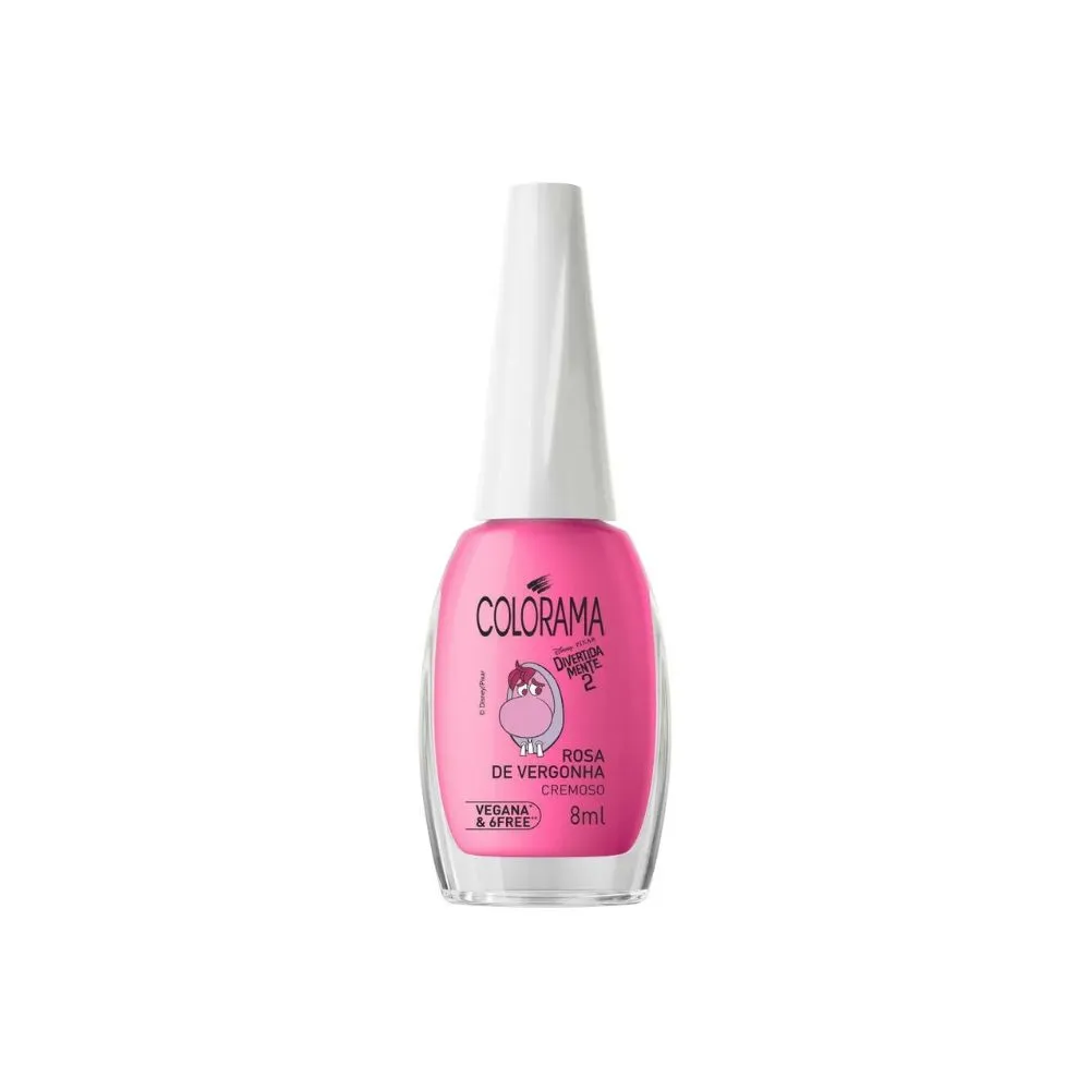 Esmalte Colorama Divertidamente 2 Rosa de Vergonha Cremoso 8ml