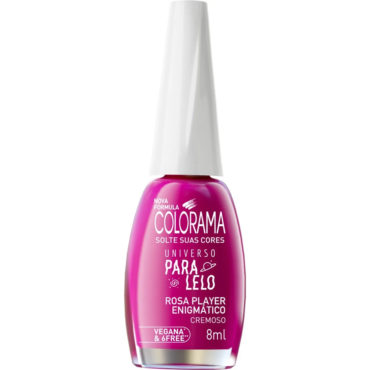 Esmalte Colorama Universo ParaLelo Rosa Player Enigmático Cremoso 8ml