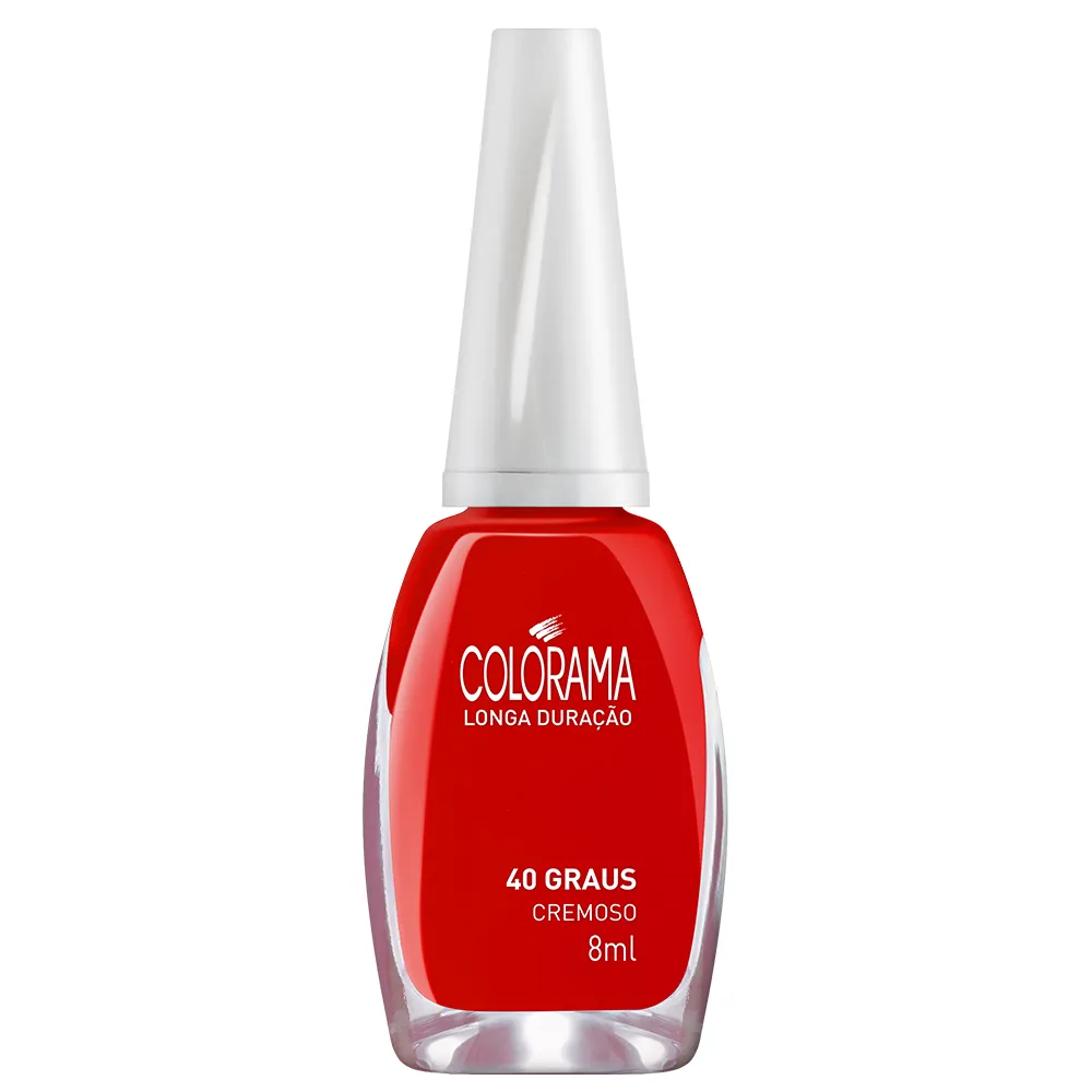 Esmalte Colorama Verniz & Cor 40 Graus Cremoso 8ml
