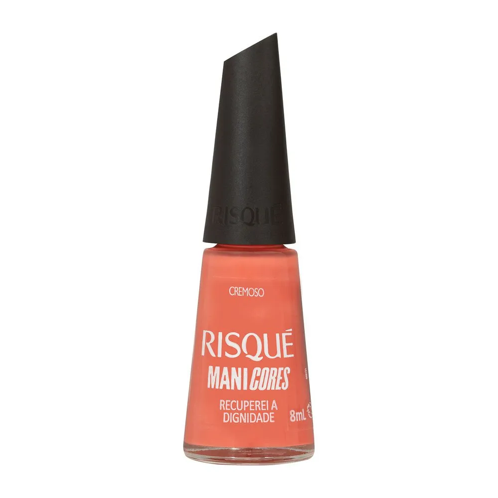 Esmalte Coral Risqué ManiCores Recuperei a Dignidade Cremoso 8ml