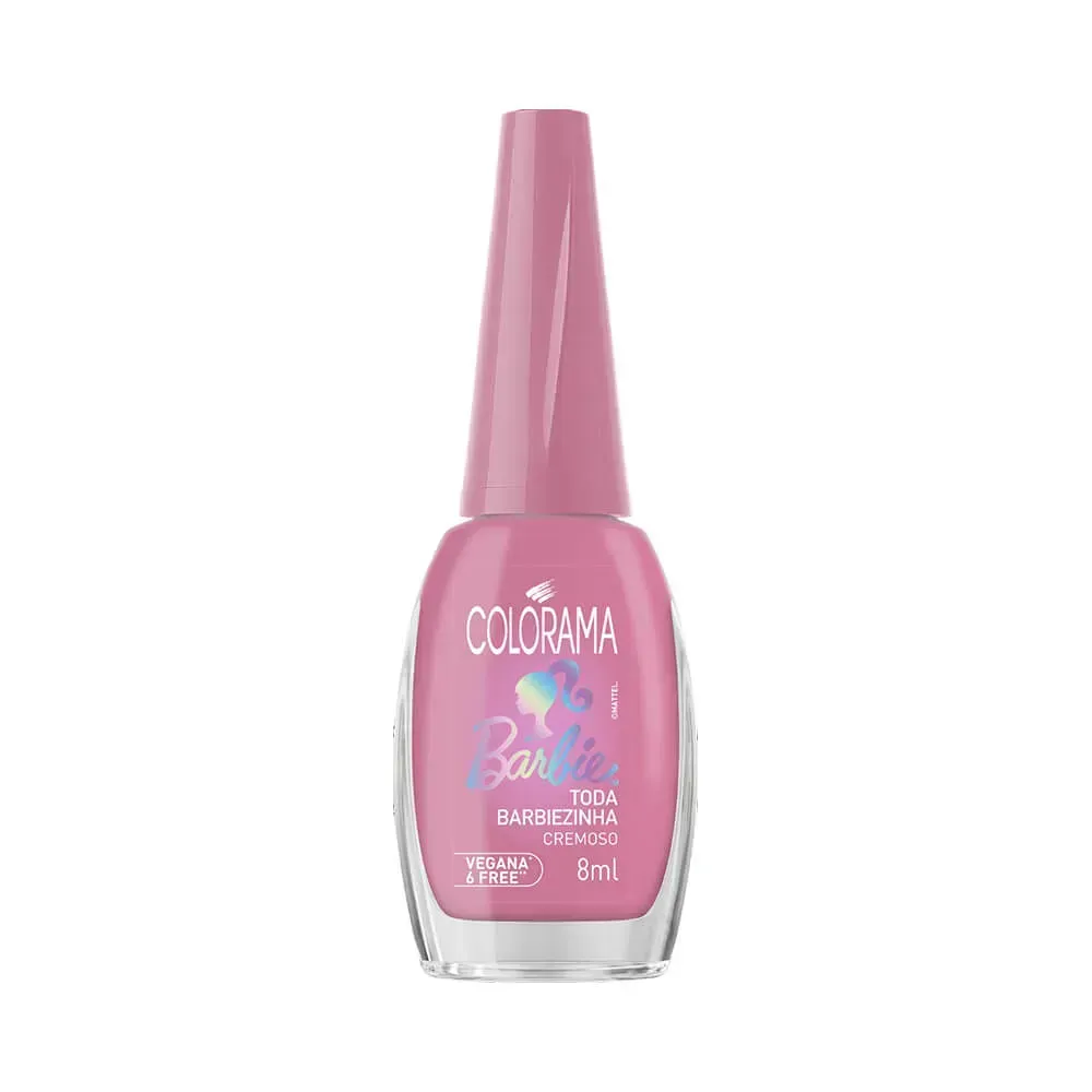 Esmalte Cremoso Colorama Toda Barbiezinha Barbie 8ml