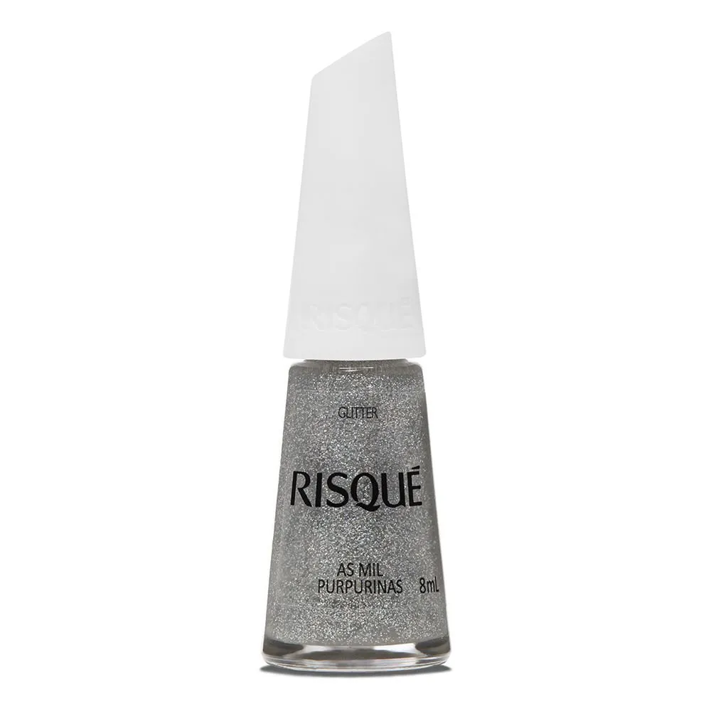 Esmalte Glitter Risqué as Mil Purpurinas 8ml sem blister