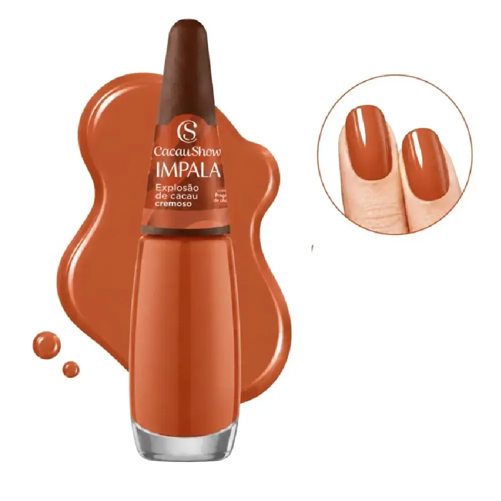 Esmalte Impala Cacau Show Cremoso Explosao De Cacau 7,5ml — foto 2