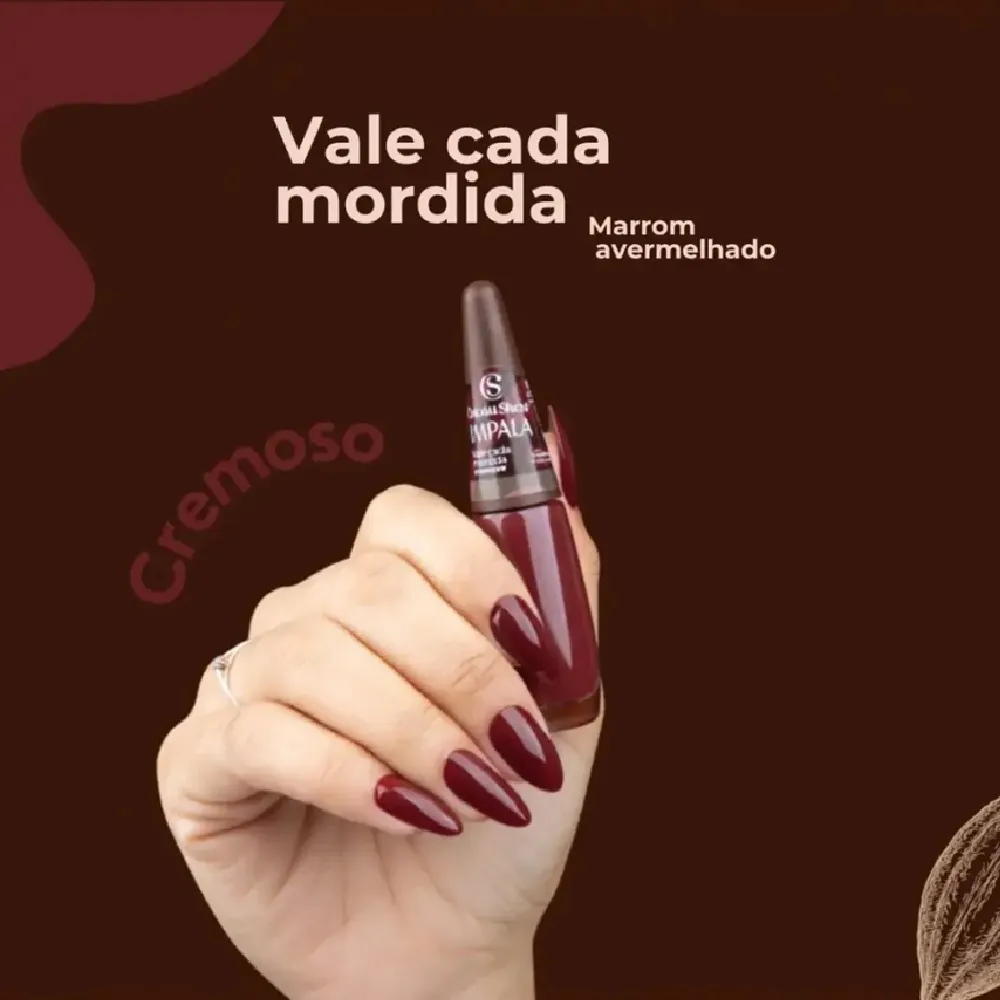 Esmalte Impala Cacau Show Cremoso Vale Cada Mordida 7,5ml — foto 3