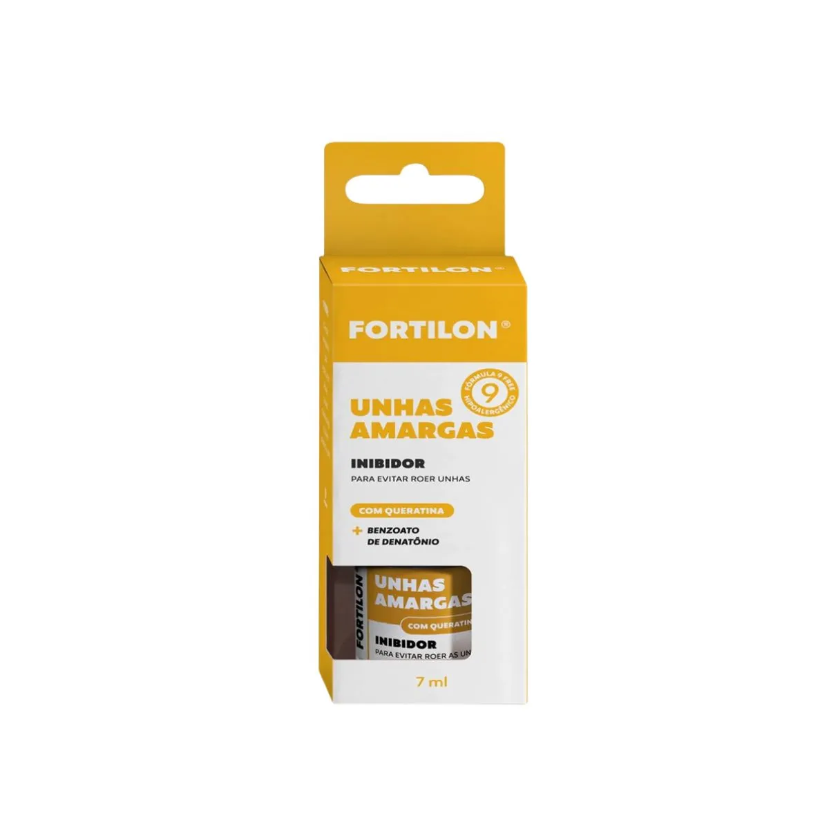 Esmalte Para Parar De Roer Unhas Fortilon Base Amarga 7ml