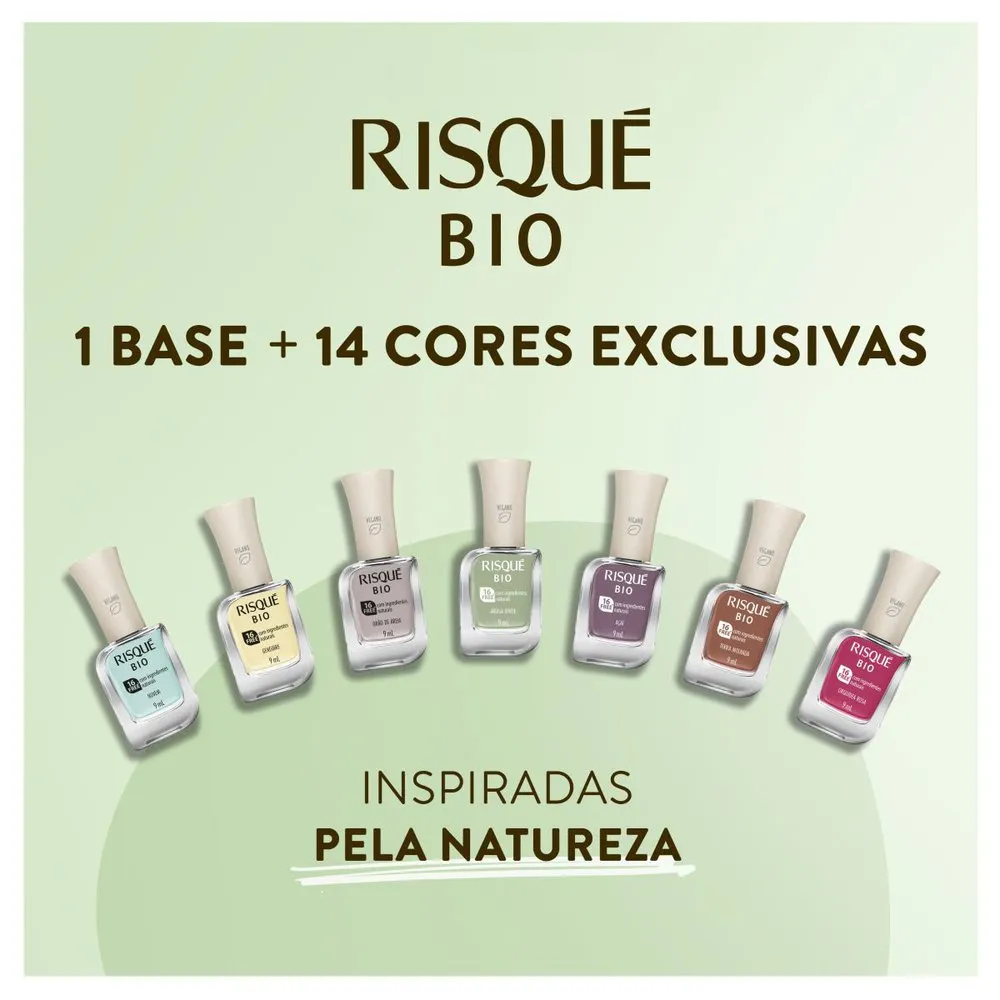 Esmalte Risqué Bio Açaí Cremoso Vegano 9ml — foto 11
