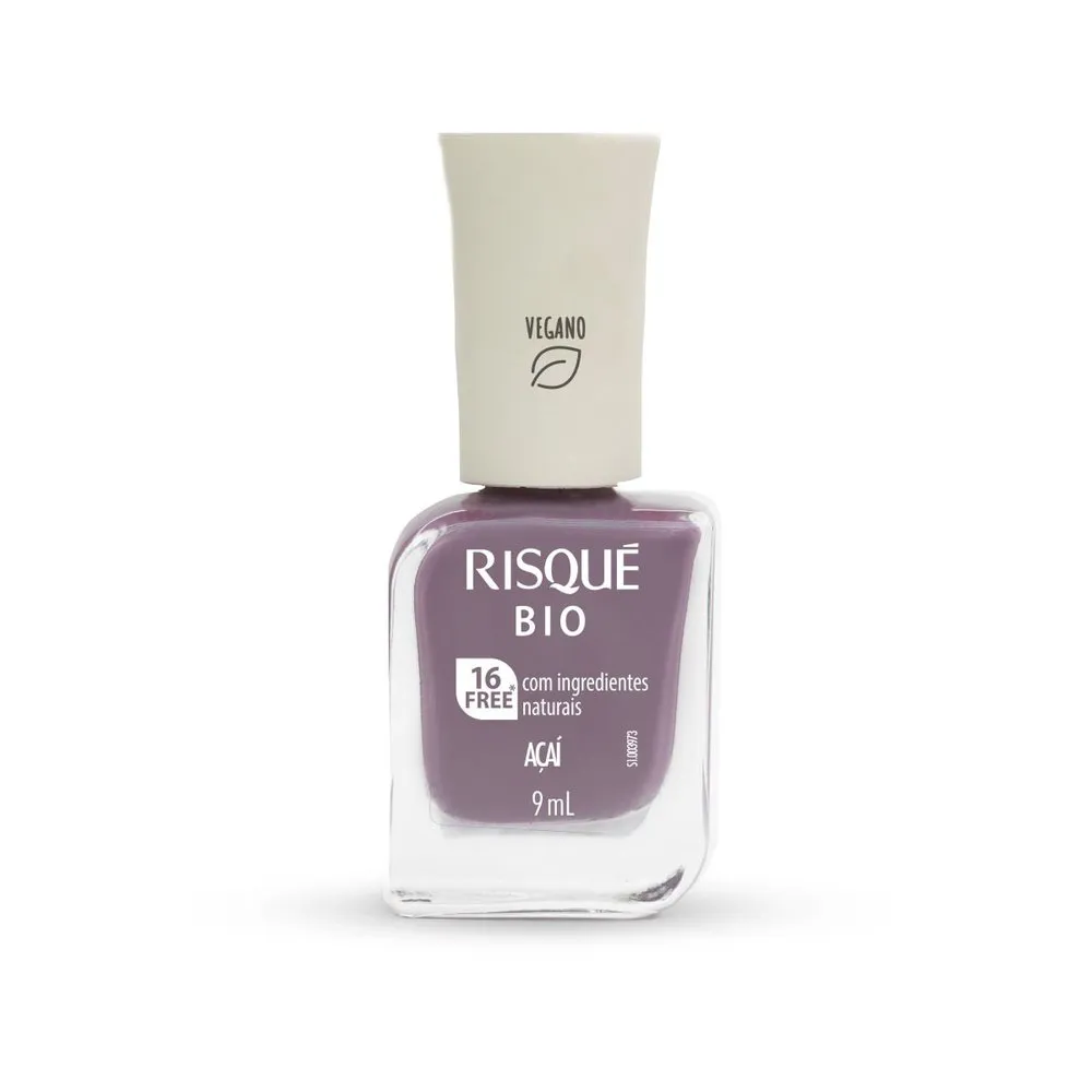Esmalte Risqué Bio Açaí Cremoso Vegano 9ml